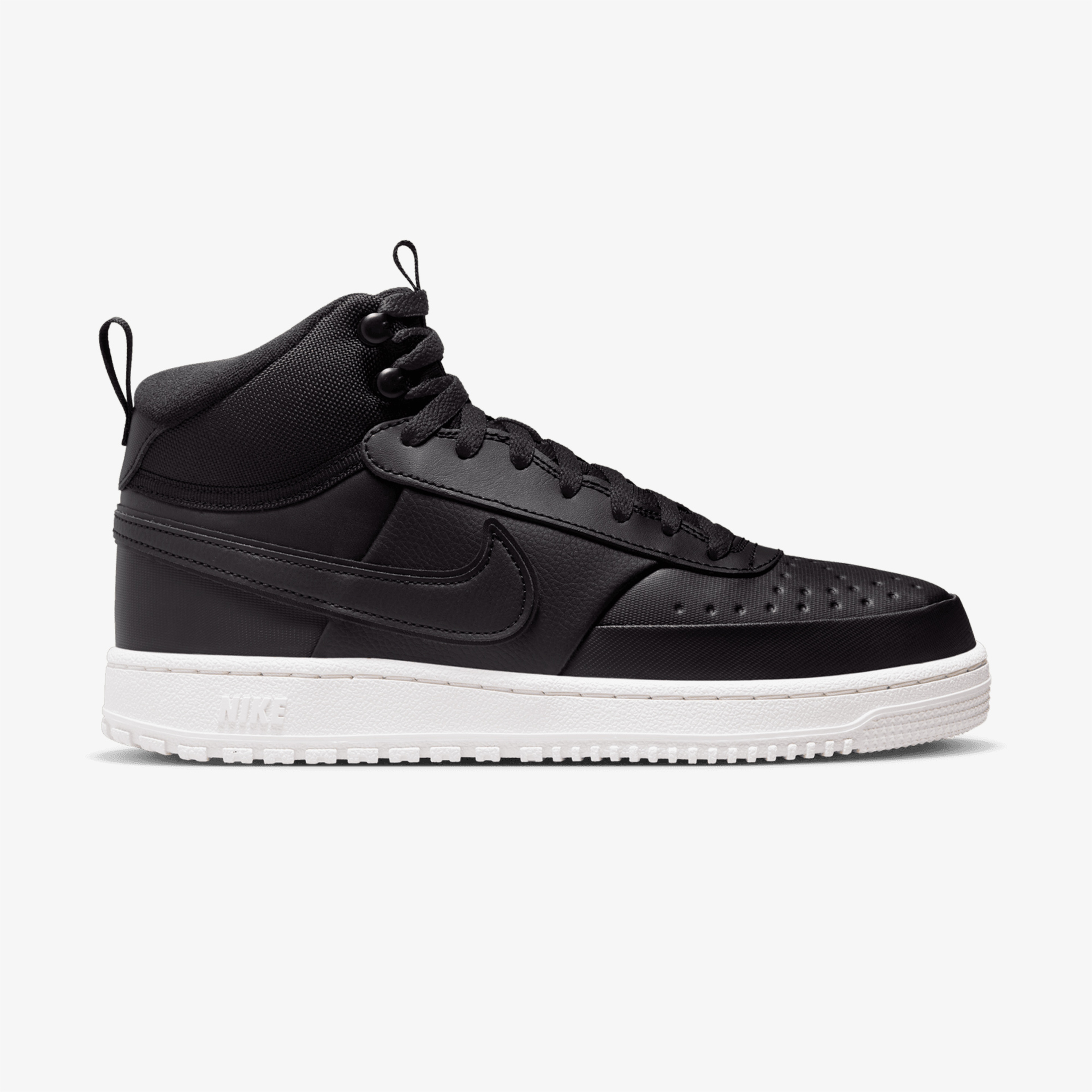 Nike Court Vision Mid Winter Erkek Siyah Sneaker