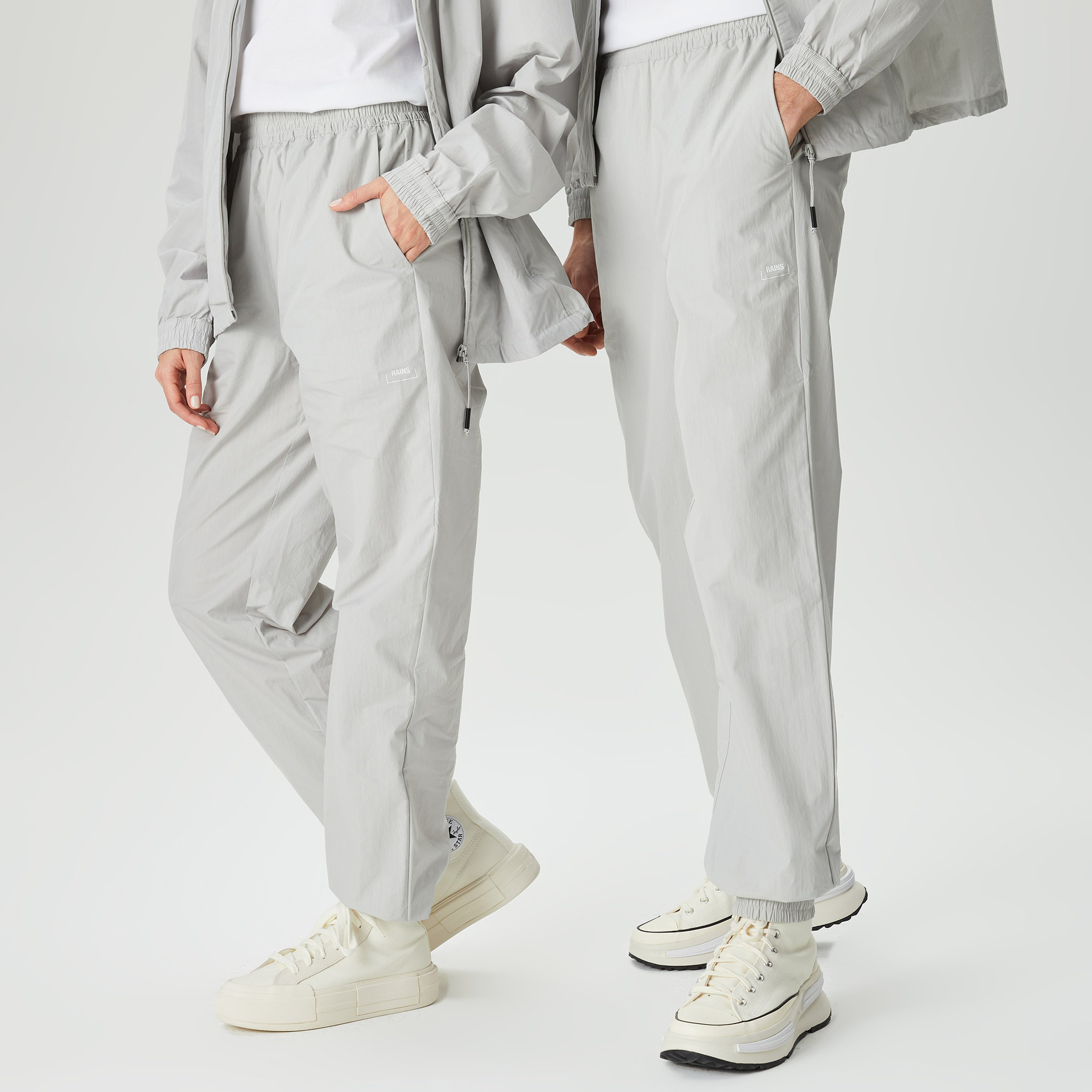 Rains Juba Regular Unisex Gri Pantolon