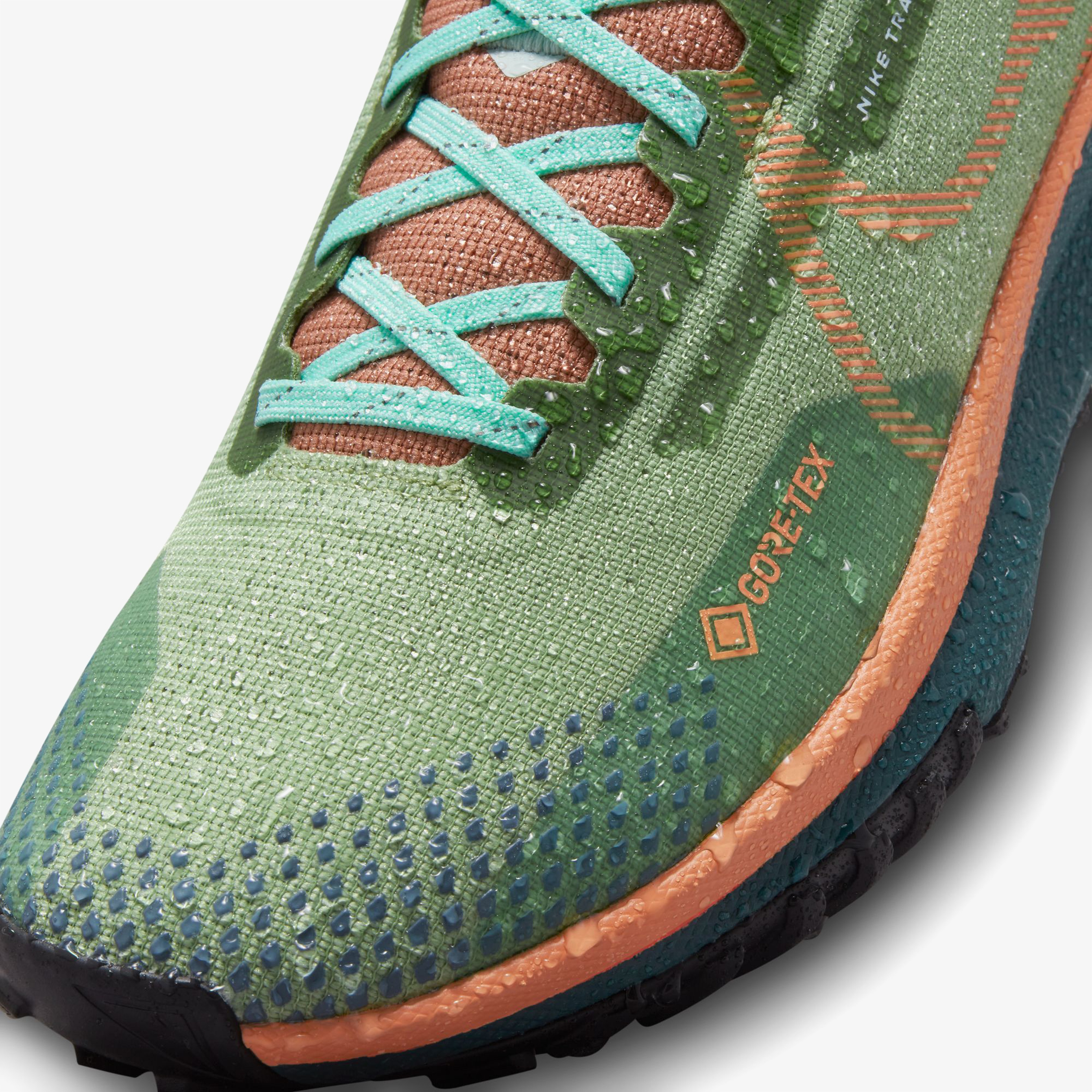 Nike React Pegasus Trail 4 Gore-Tex Kadın Yeşil Koşu Ayakkabısı