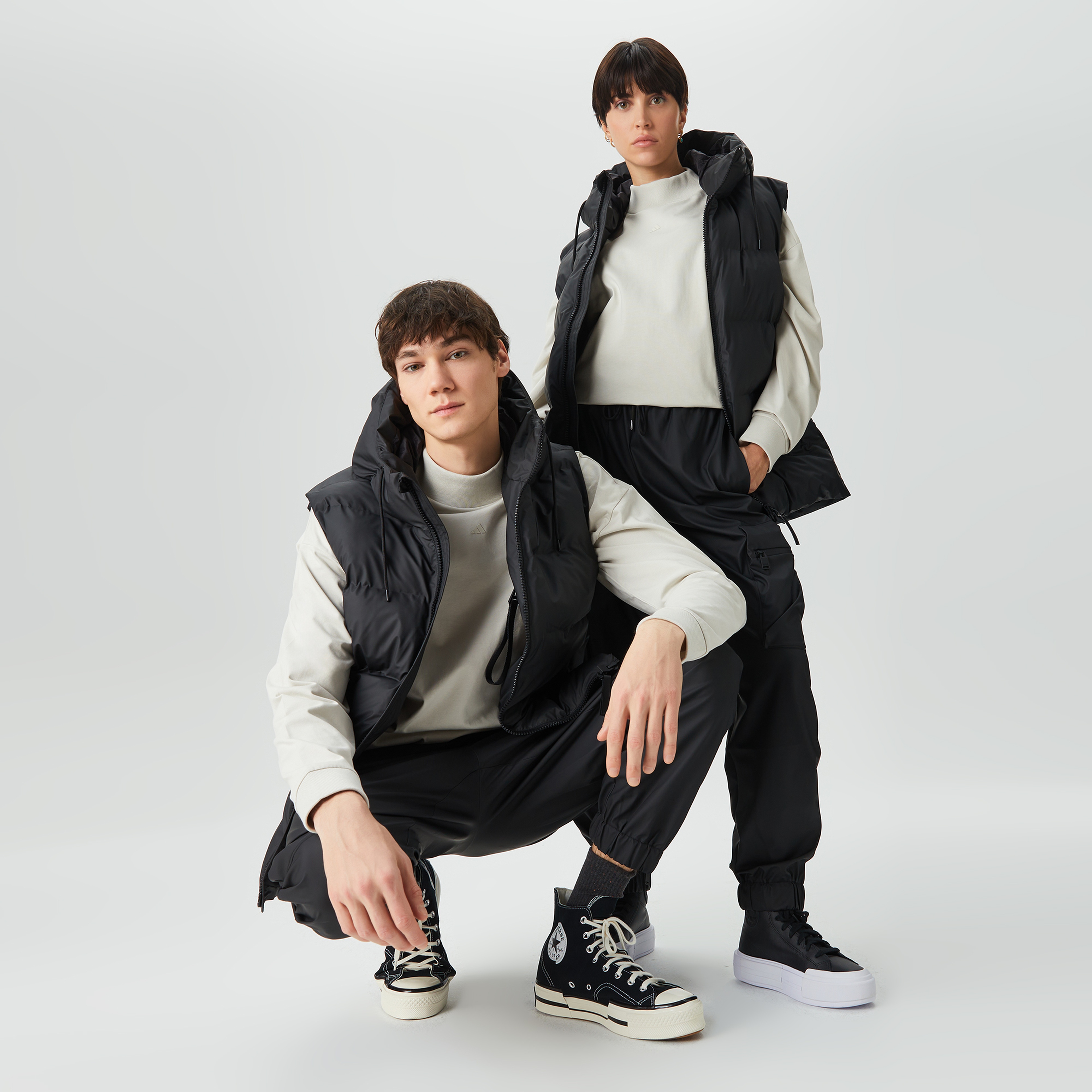 Rains Cargo Rain Regular W3 Unisex Siyah Pantolon