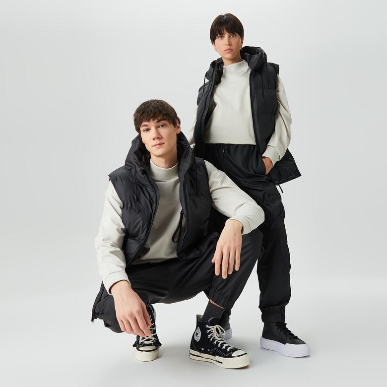 Rains Cargo Rain Regular W3 Unisex Siyah Pantolon