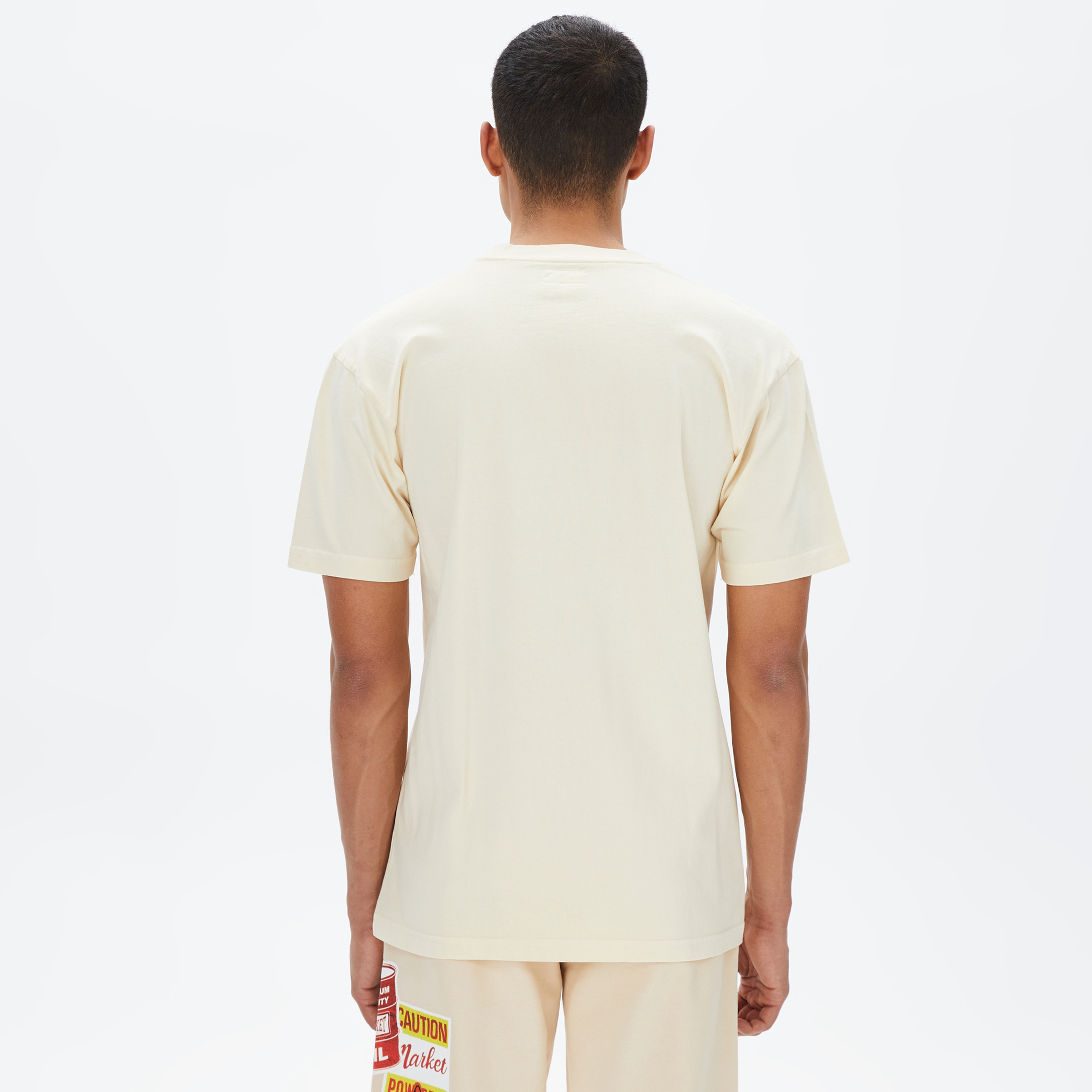 Market Smiley Product Of Nature Erkek Krem T-Shirt