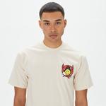 Market Smiley Inner Peace Erkek Krem T-Shirt
