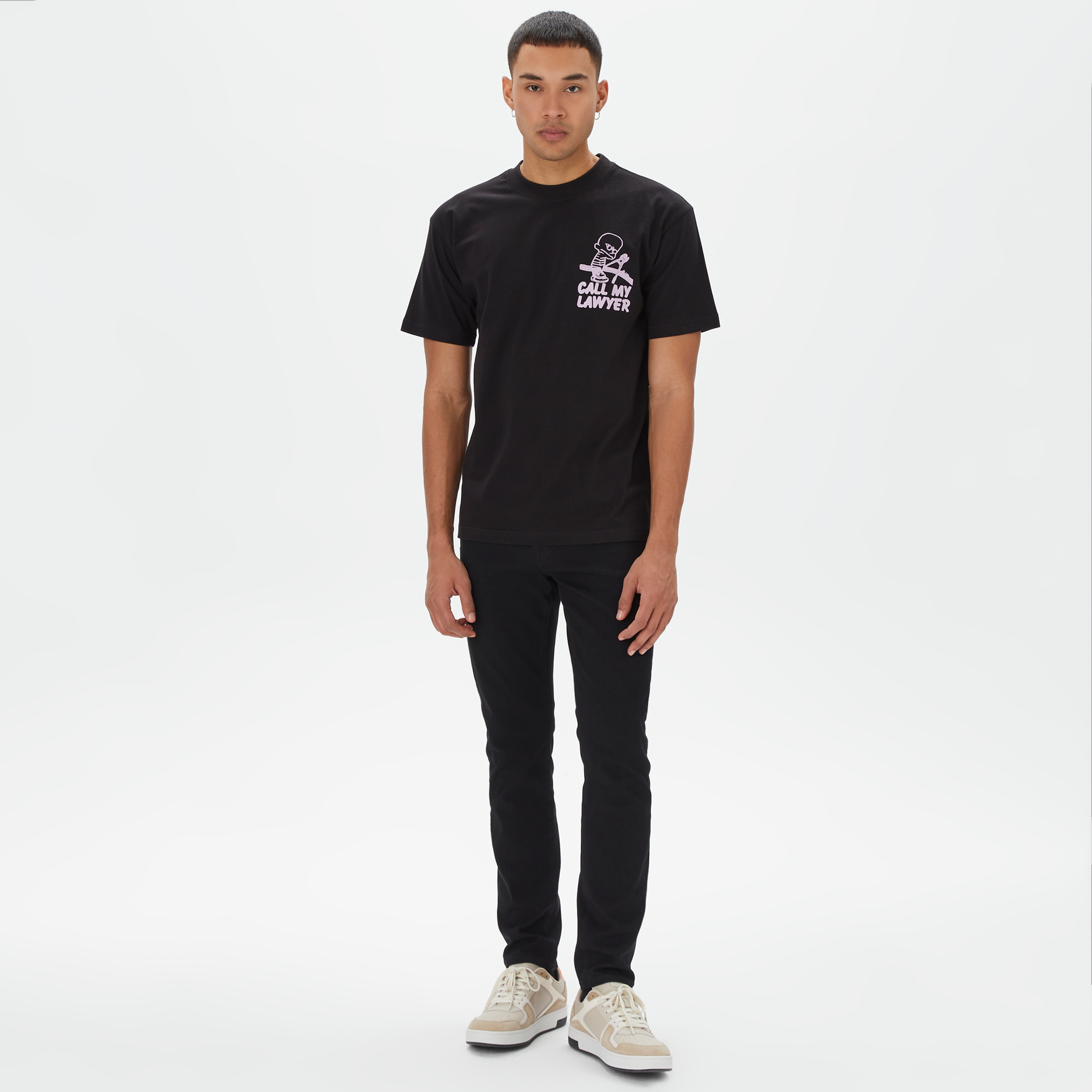 Market Not Guilty Erkek Siyah T-Shirt