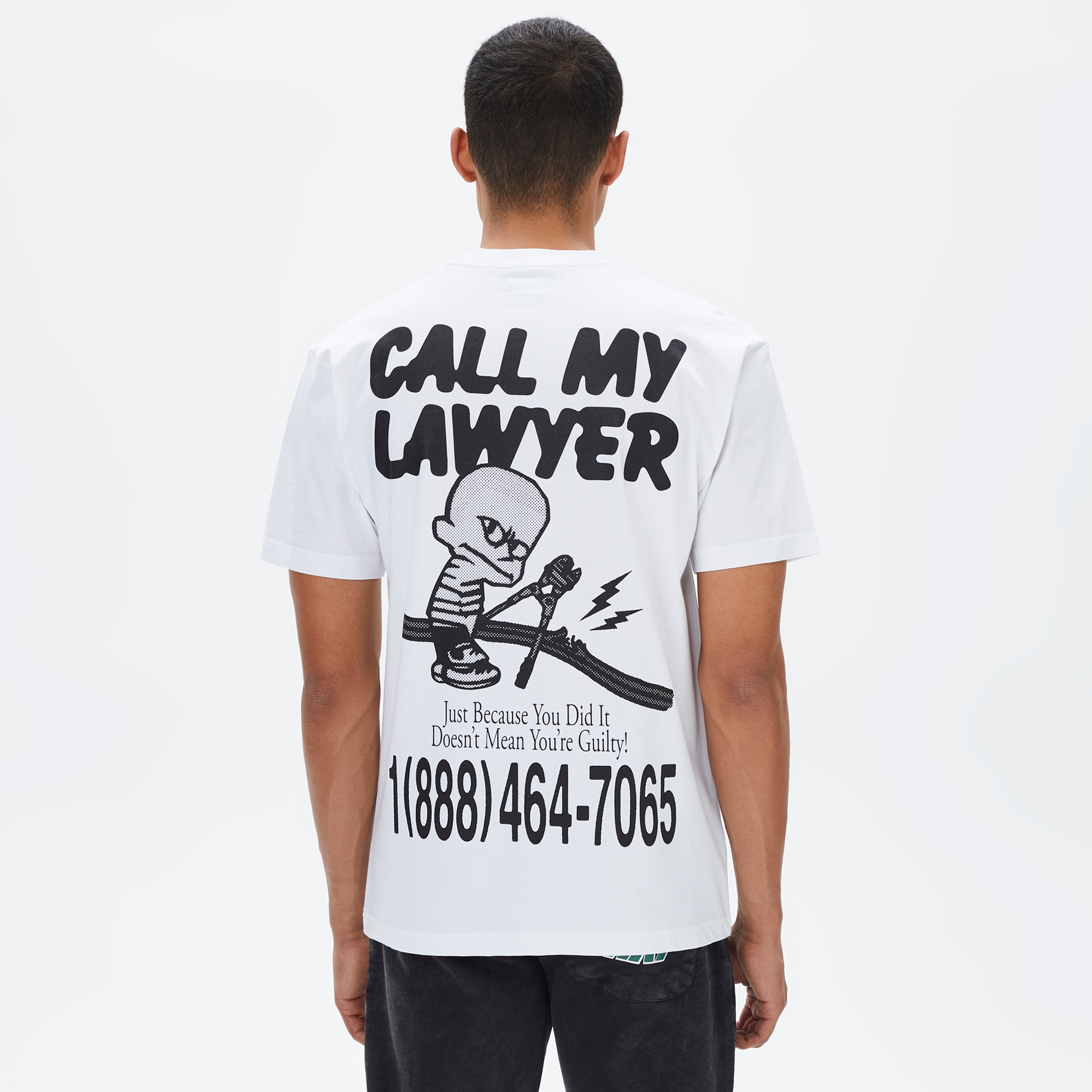 Market Not Guilty Erkek Beyaz T-Shirt