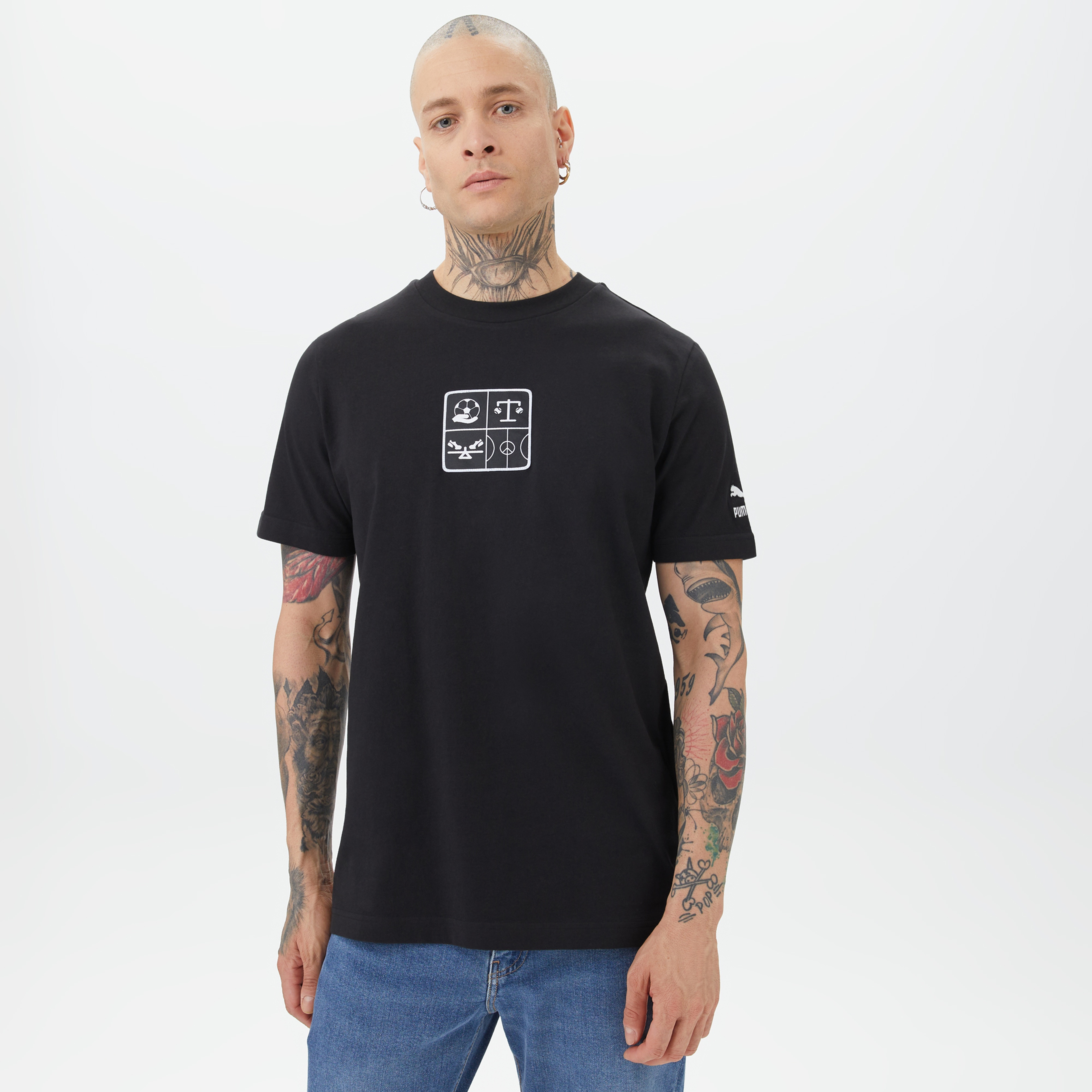 Puma Classics Erkek Siyah T-Shirt