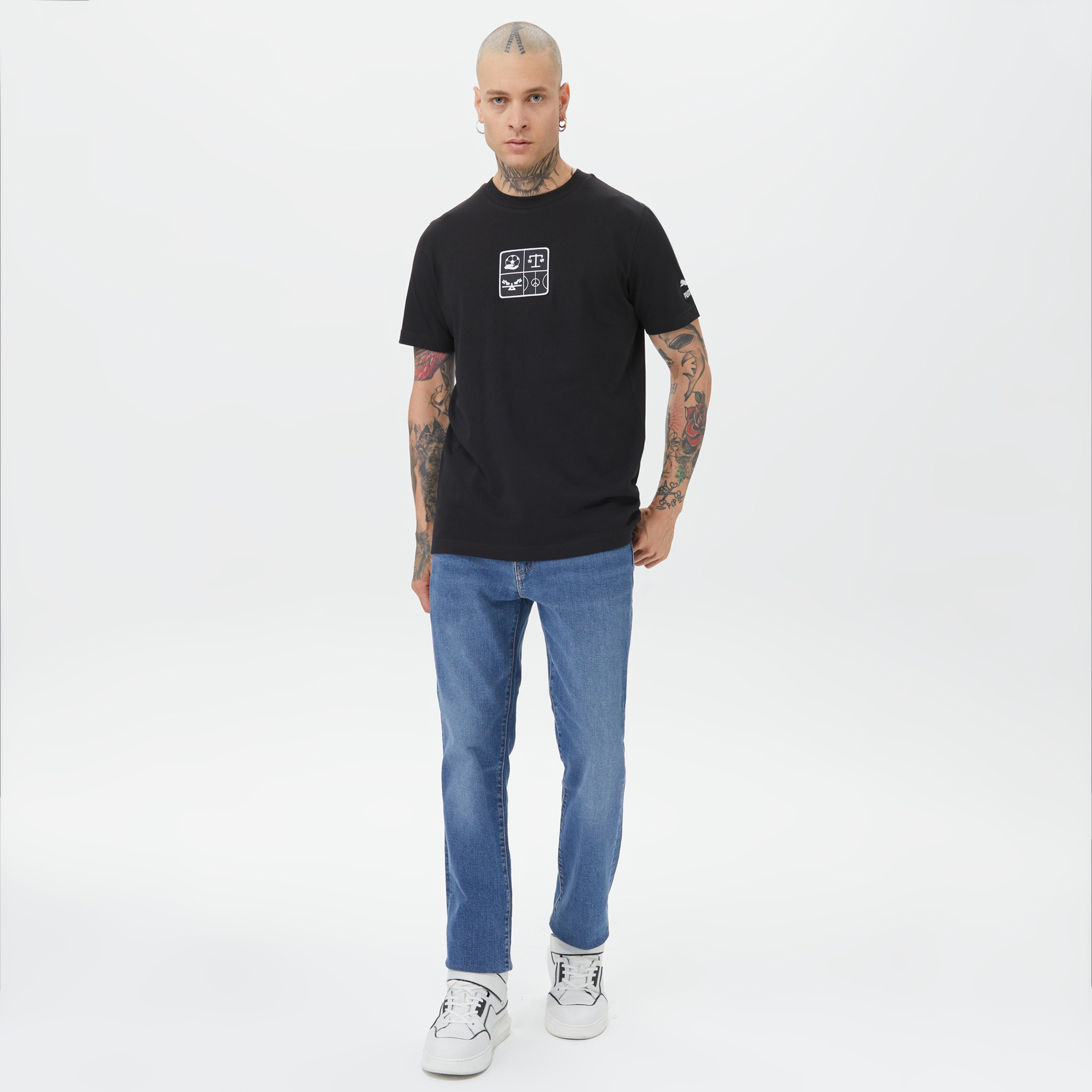 Puma Classics Erkek Siyah T-Shirt