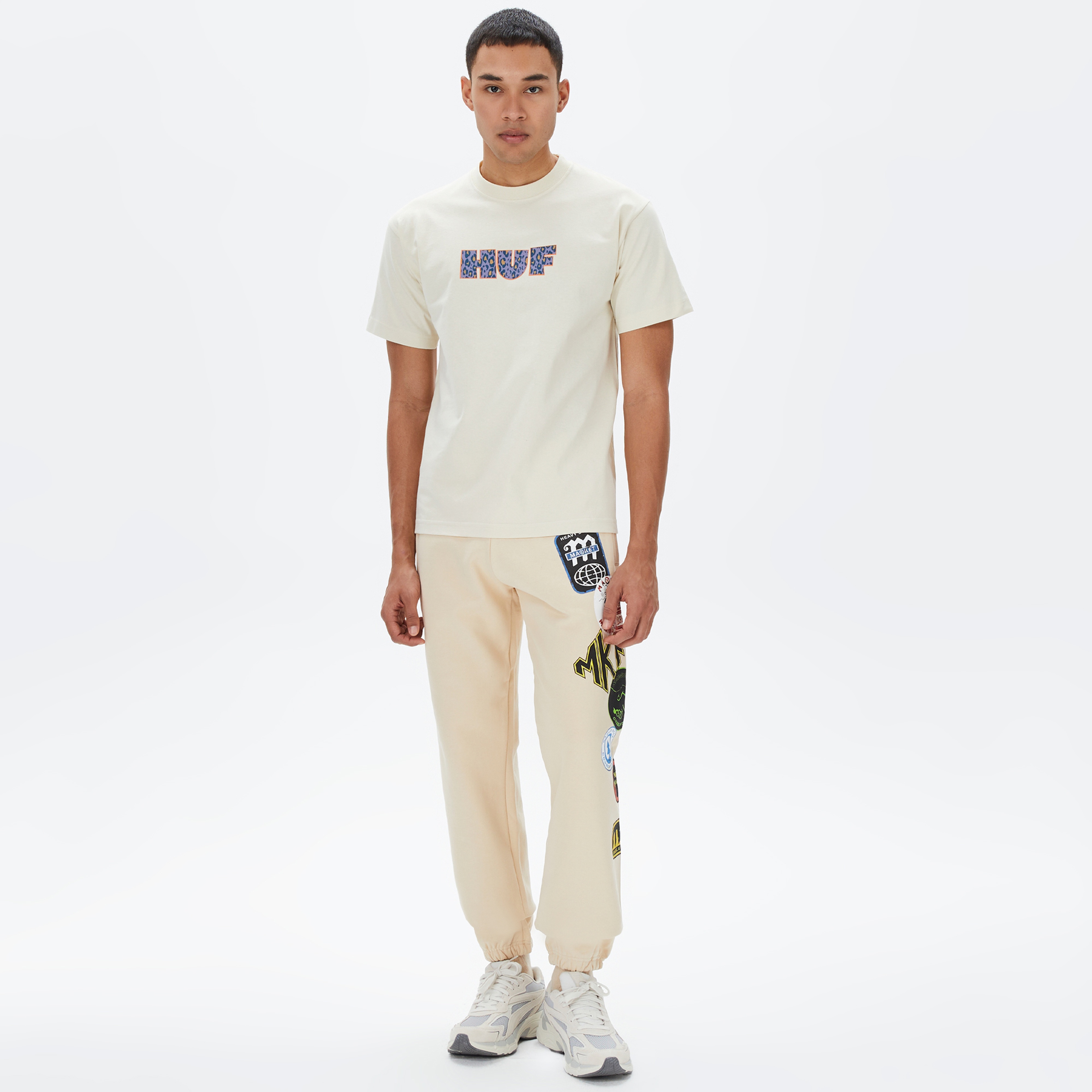 HUF Cheata Erkek Bej T-Shirt