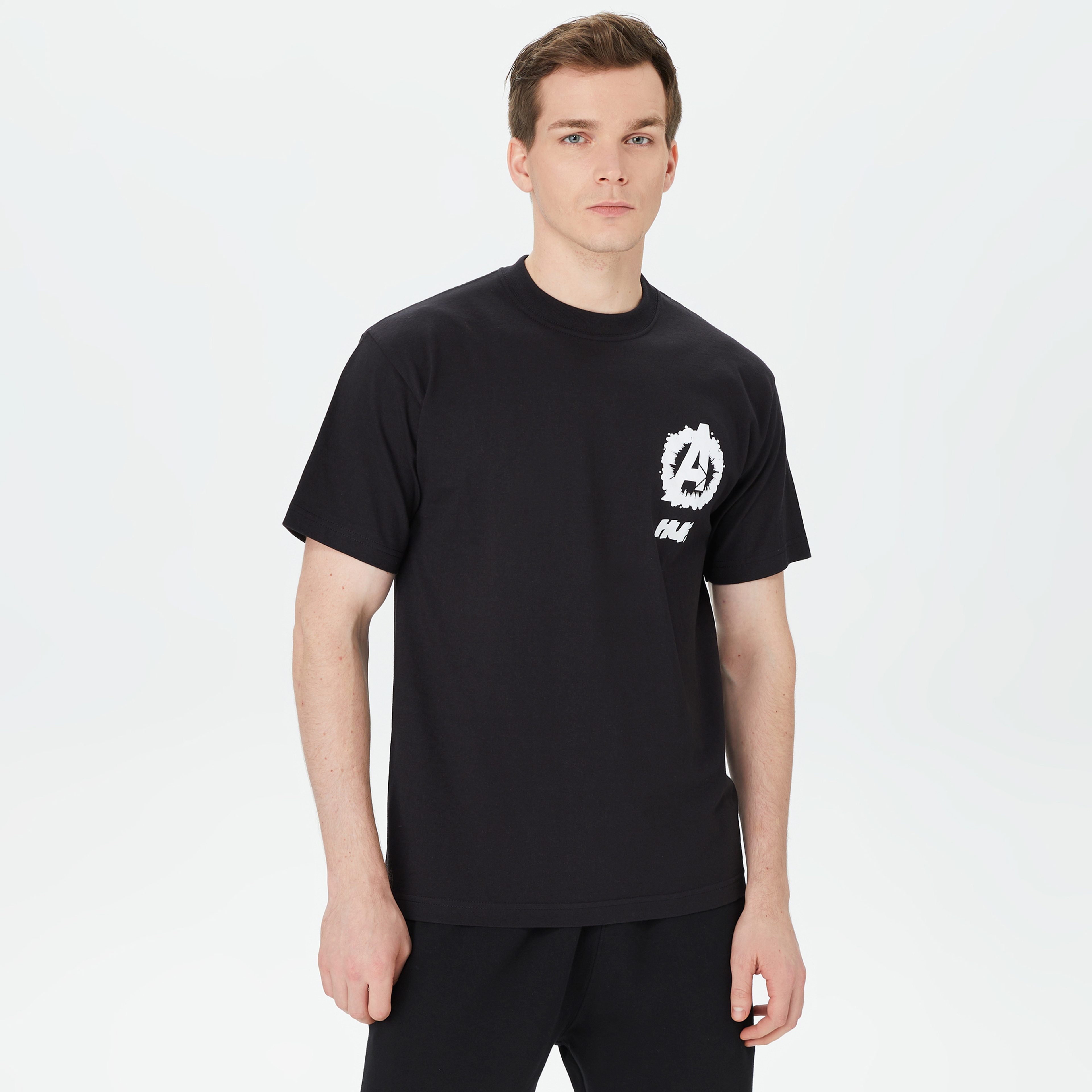 HUF Cosmic Assemblage Erkek Siyah T-Shirt