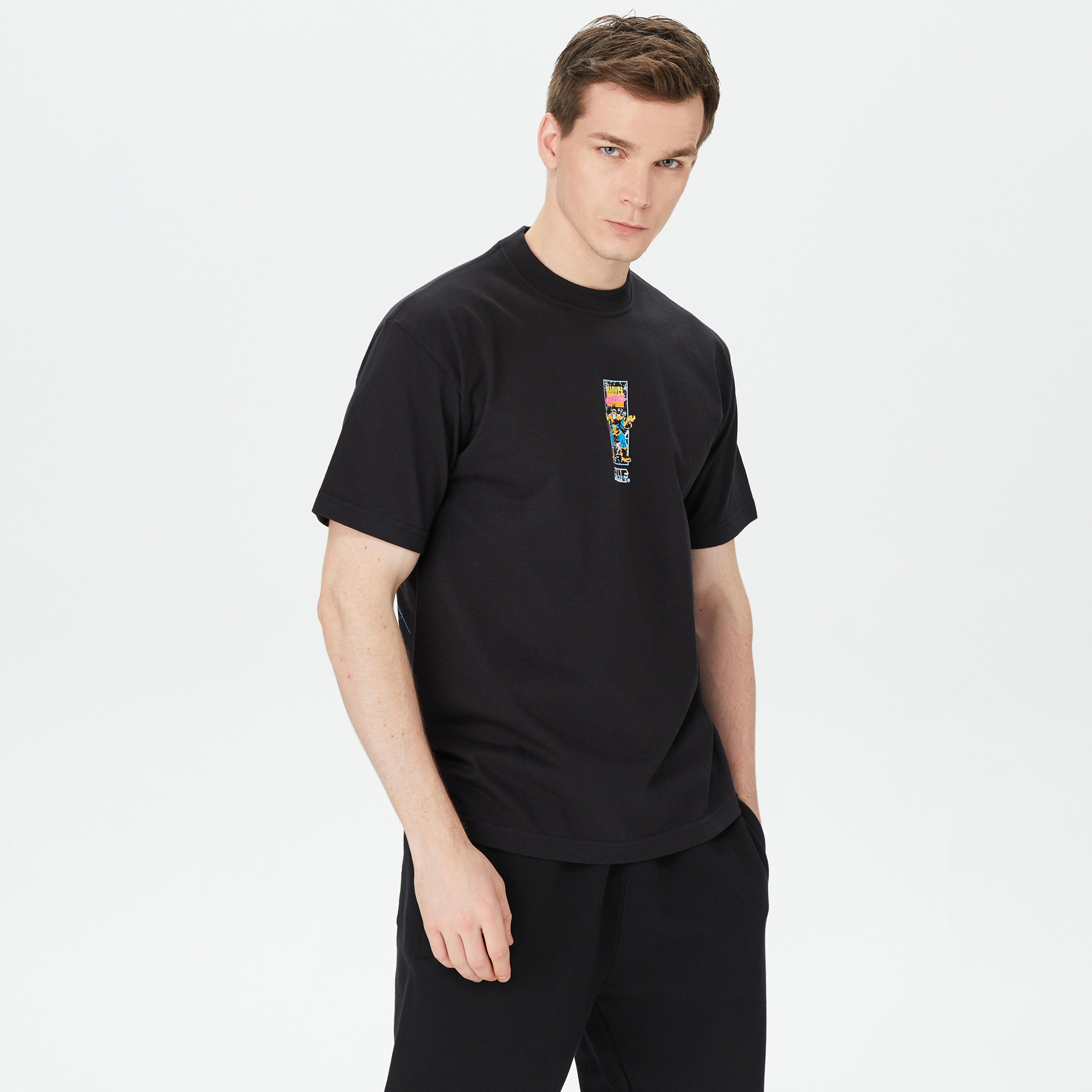 HUF OH SNAP Erkek Siyah T-Shirt