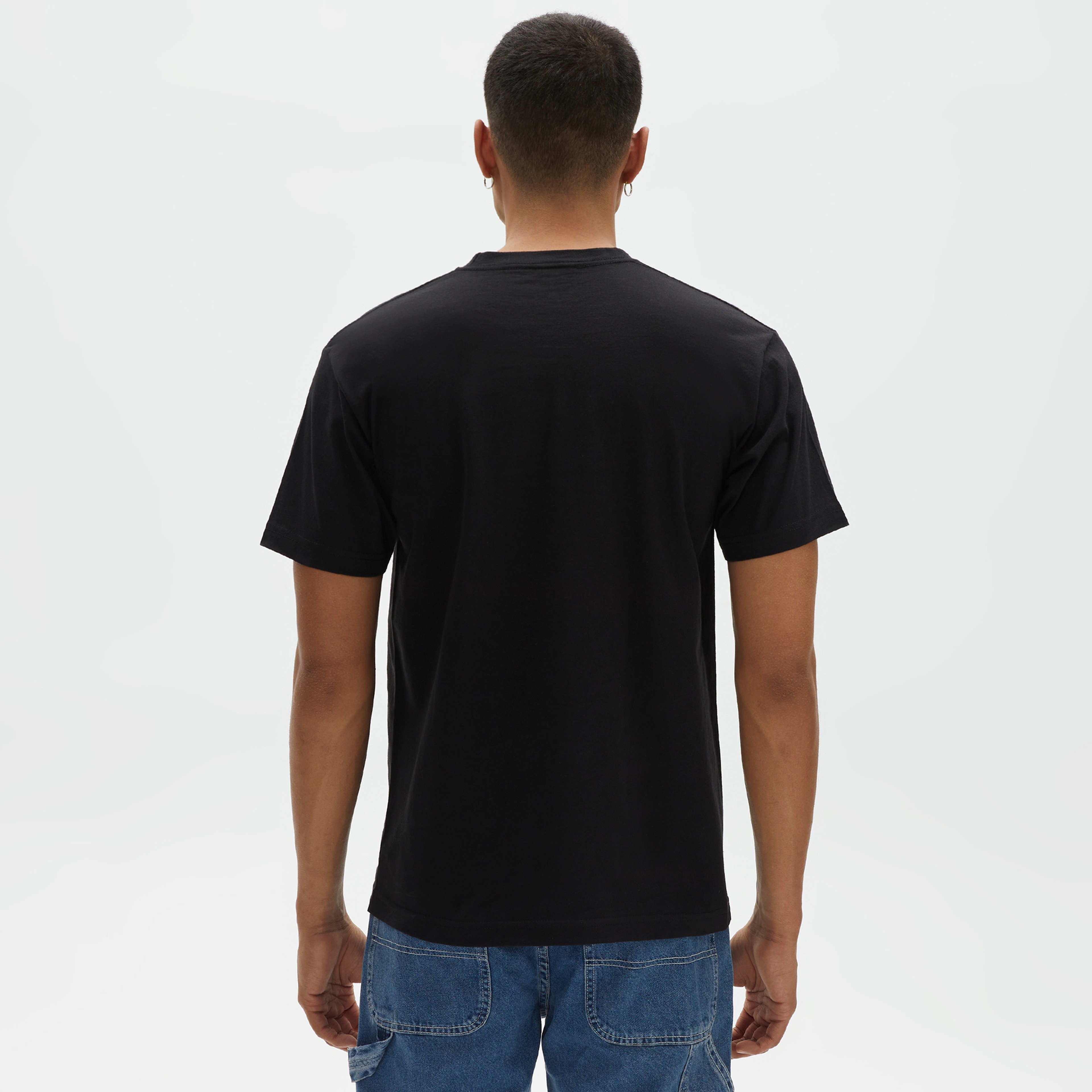 HUF Strange Skull Erkek Siyah T-Shirt