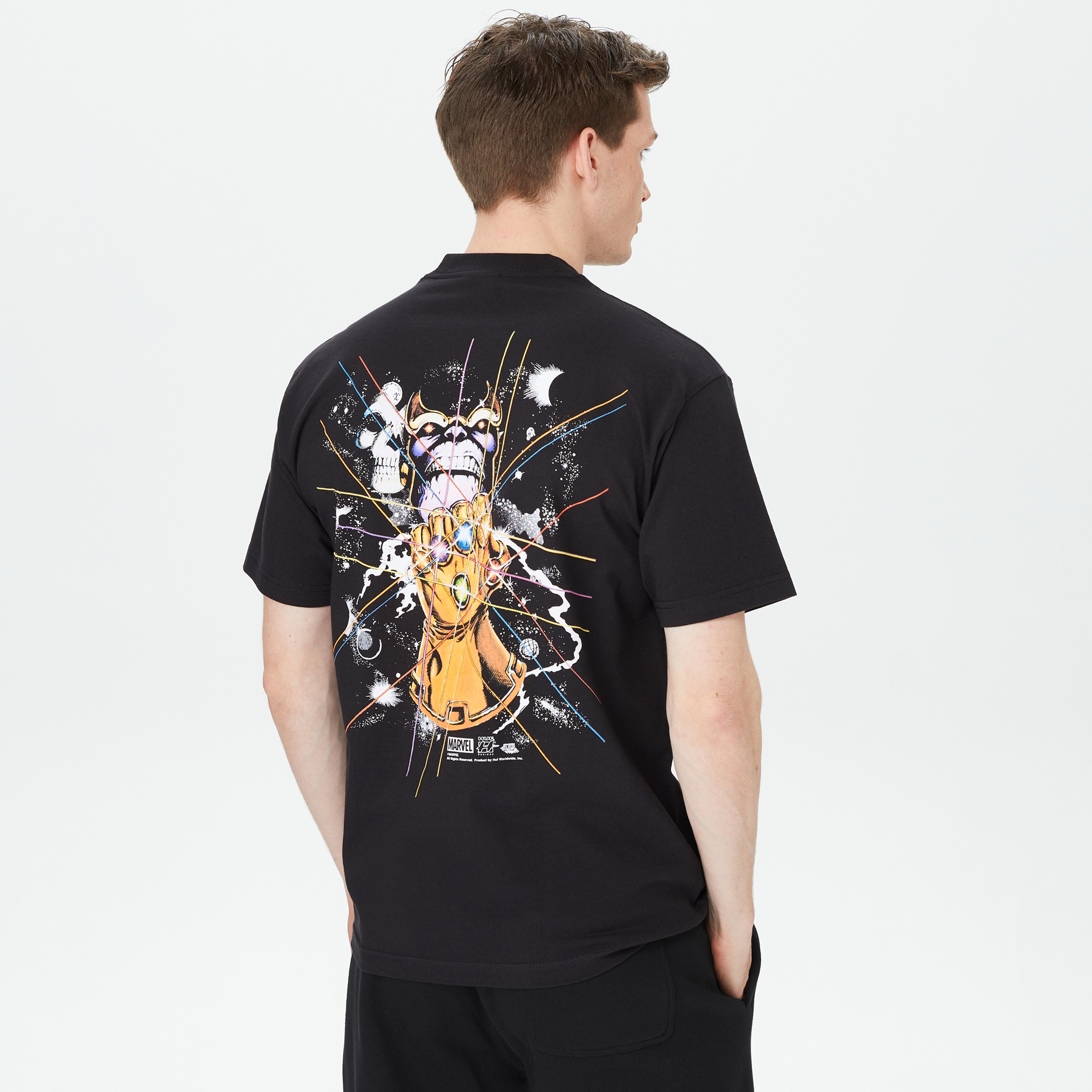 HUF OH SNAP Erkek Siyah T-Shirt