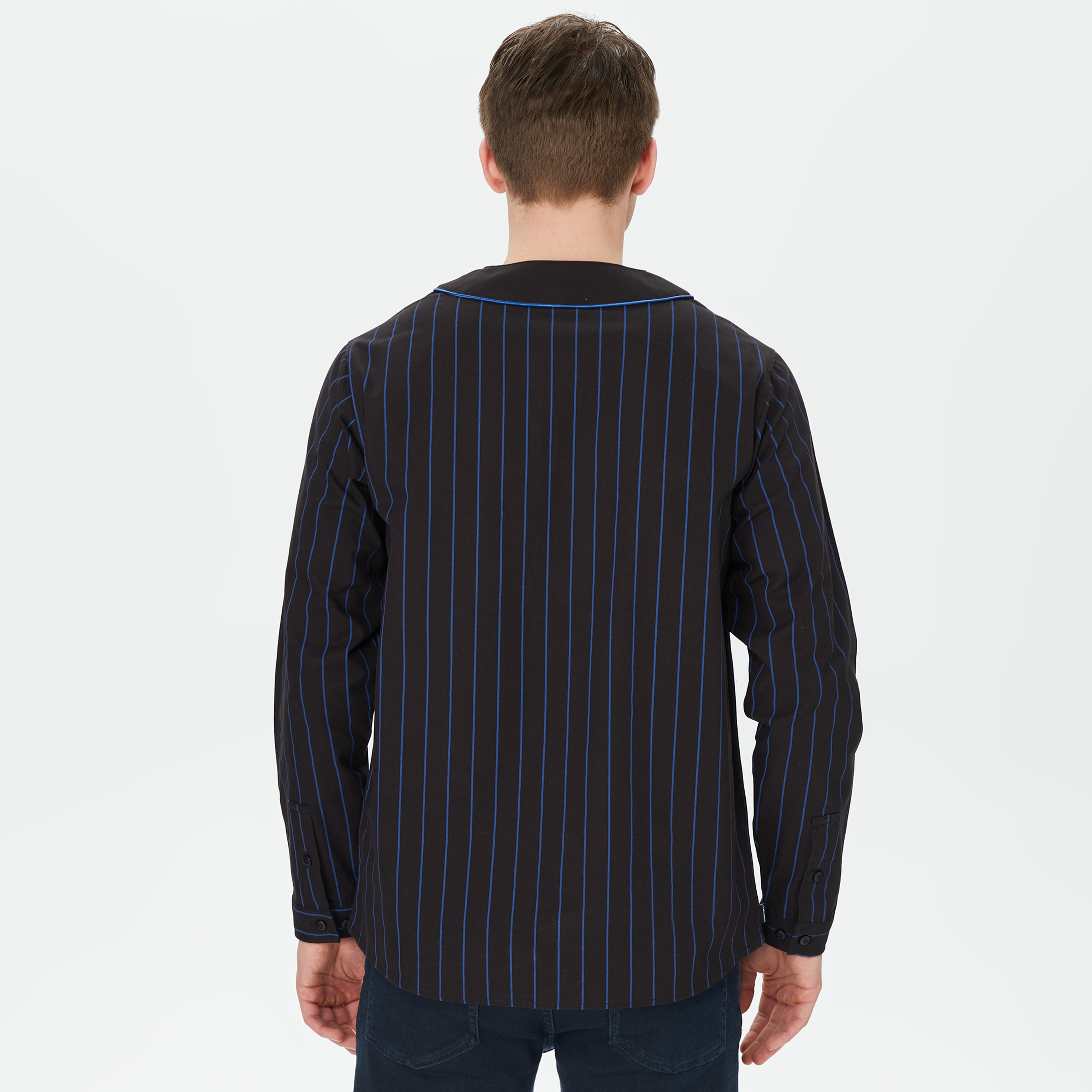 The Hundreds Victor LS Woven Erkek Siyah T-Shirt