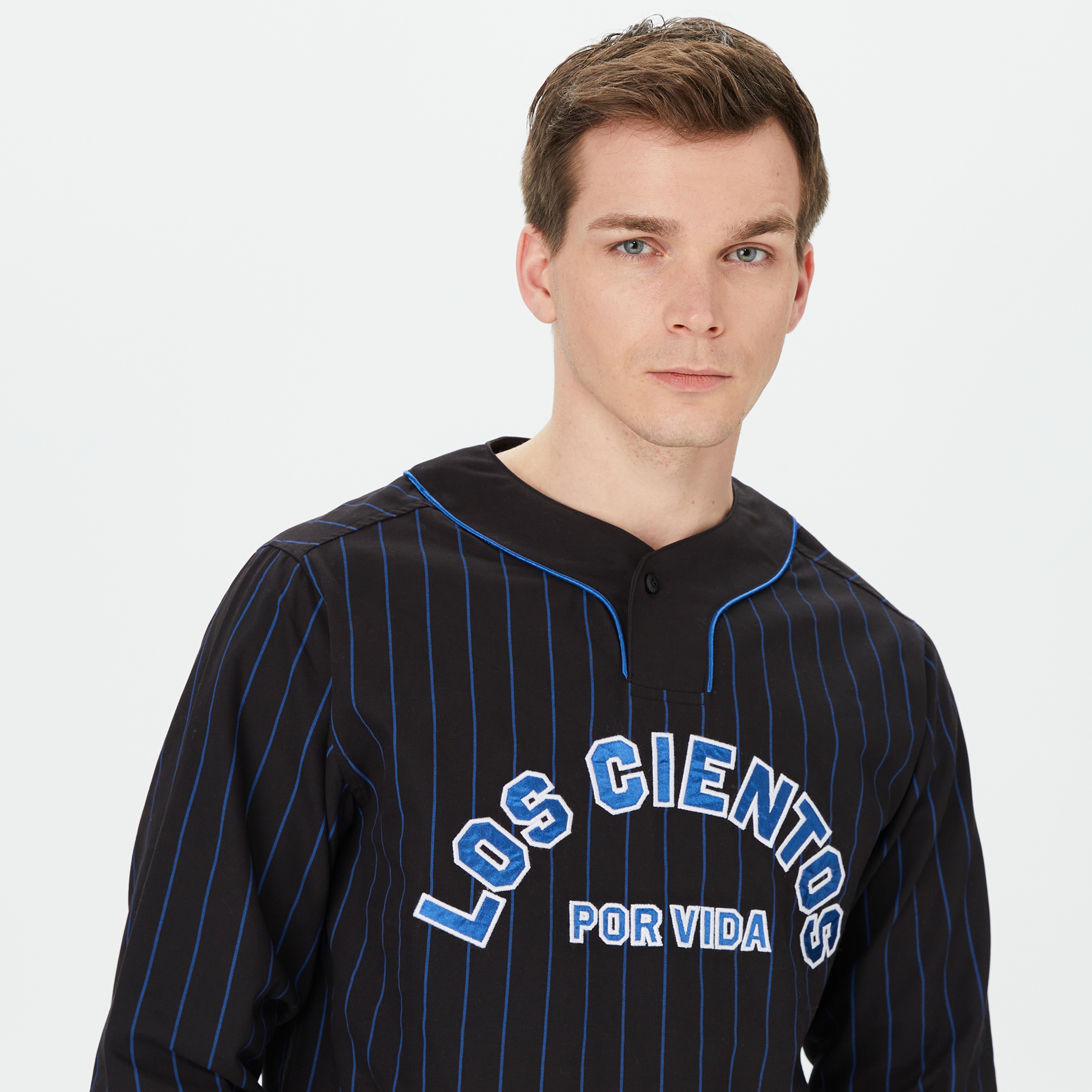 The Hundreds Victor LS Woven Erkek Siyah T-Shirt