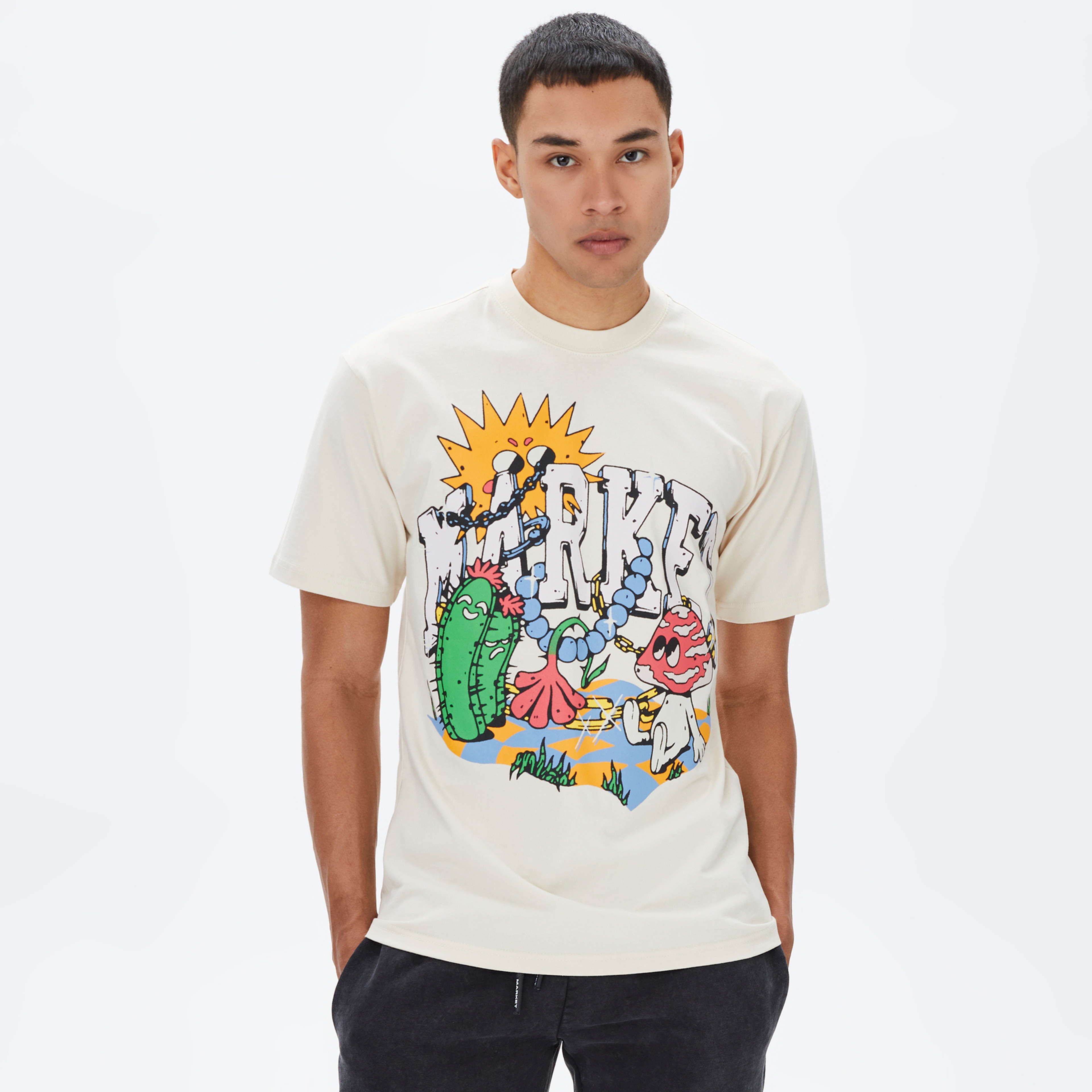 Market Fantasy Farm Erkek Krem T-Shirt