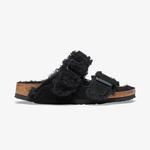 Birkenstock Arizona Split Vl Teddy Kadın Siyah Terlik