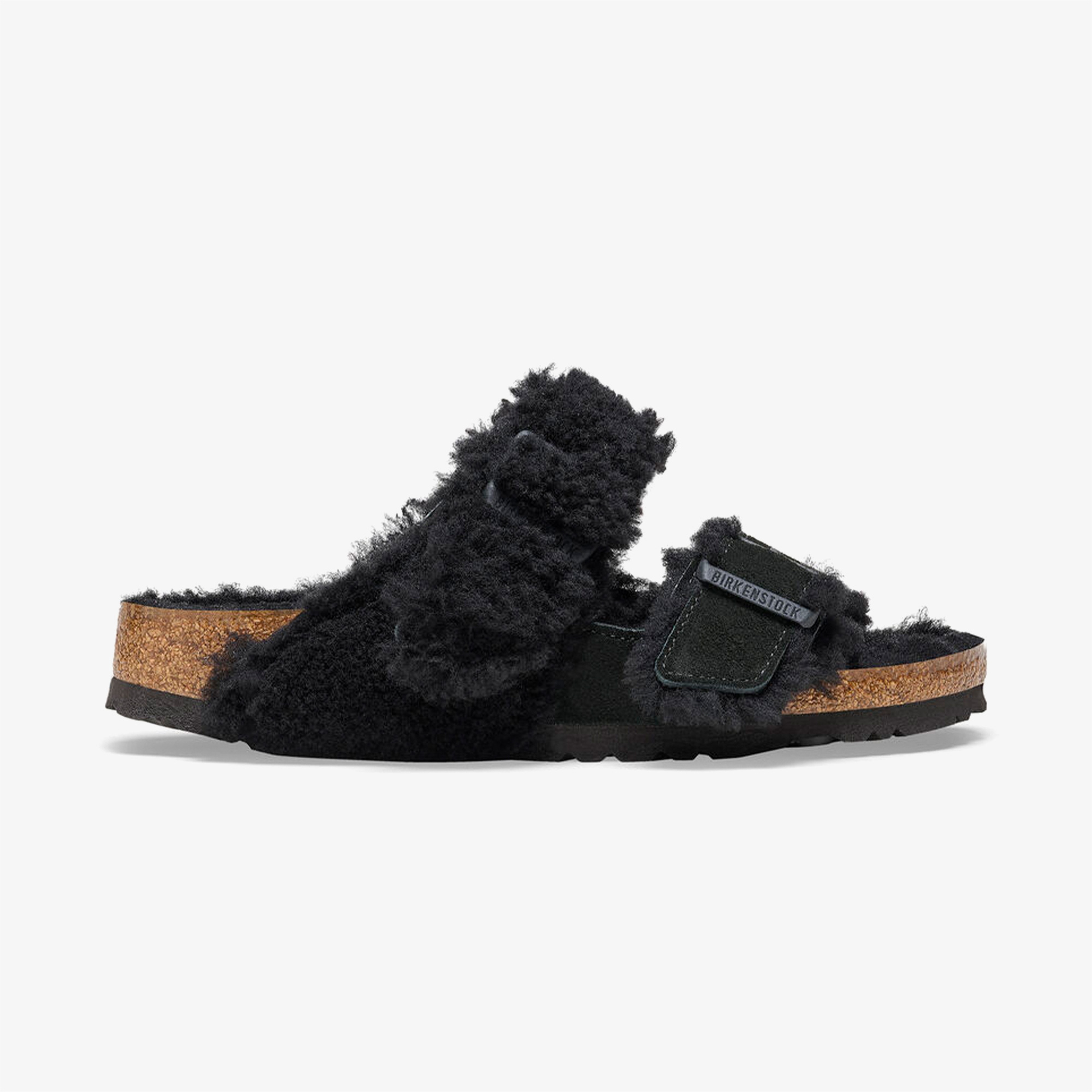 Birkenstock Arizona Split Vl Teddy Kadın Siyah Terlik