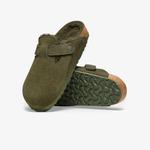 Birkenstock Boston Fell Vl Unisex Yeşil Terlik