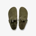Birkenstock Boston Fell Vl Unisex Yeşil Terlik