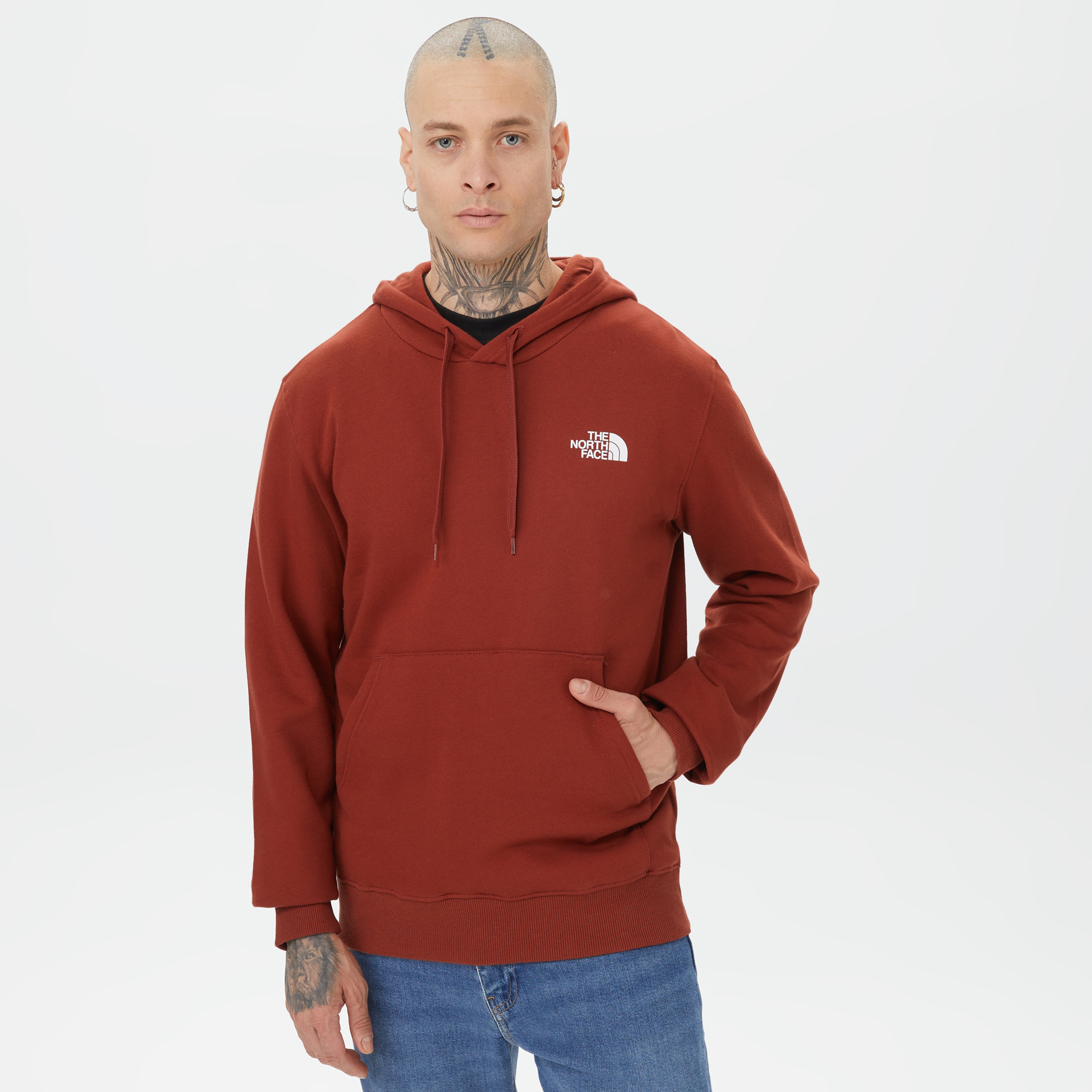 The North Face Seasonal Graphic Hoodie Erkek Kahverengi Sweatshirt