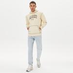 Market Triple Stitch Pullover Erkek Krem Hoodie