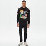 Market Fantasy Farm Pullover Erkek Siyah Hoodie