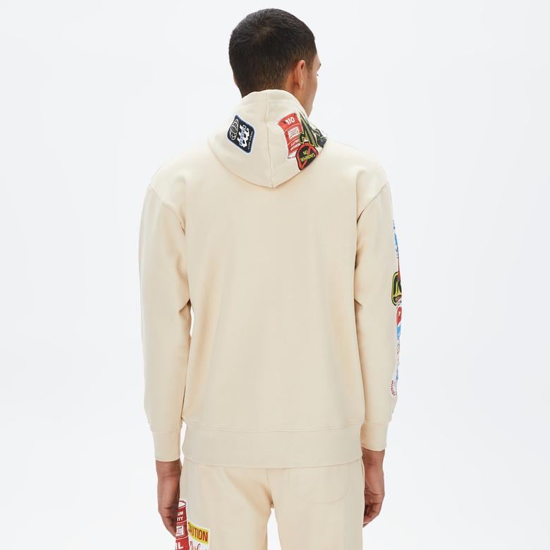 Market Hard Pullover Erkek Krem Hoodie