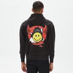 Market Smiley Inner Peace Pullover Erkek Siyah Hoodie