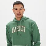 Market Triple Stitch Pullover Erkek Yeşil Hoodie
