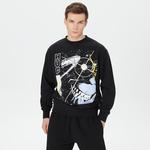 HUF Thanos Eye Washed  Erkek Siyah Sweatshirt