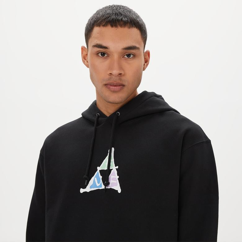 HUF No-Fi Tt Erkek Siyah Hoodie
