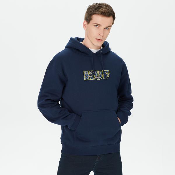 HUF Cheata Erkek Lacivert Hoodie