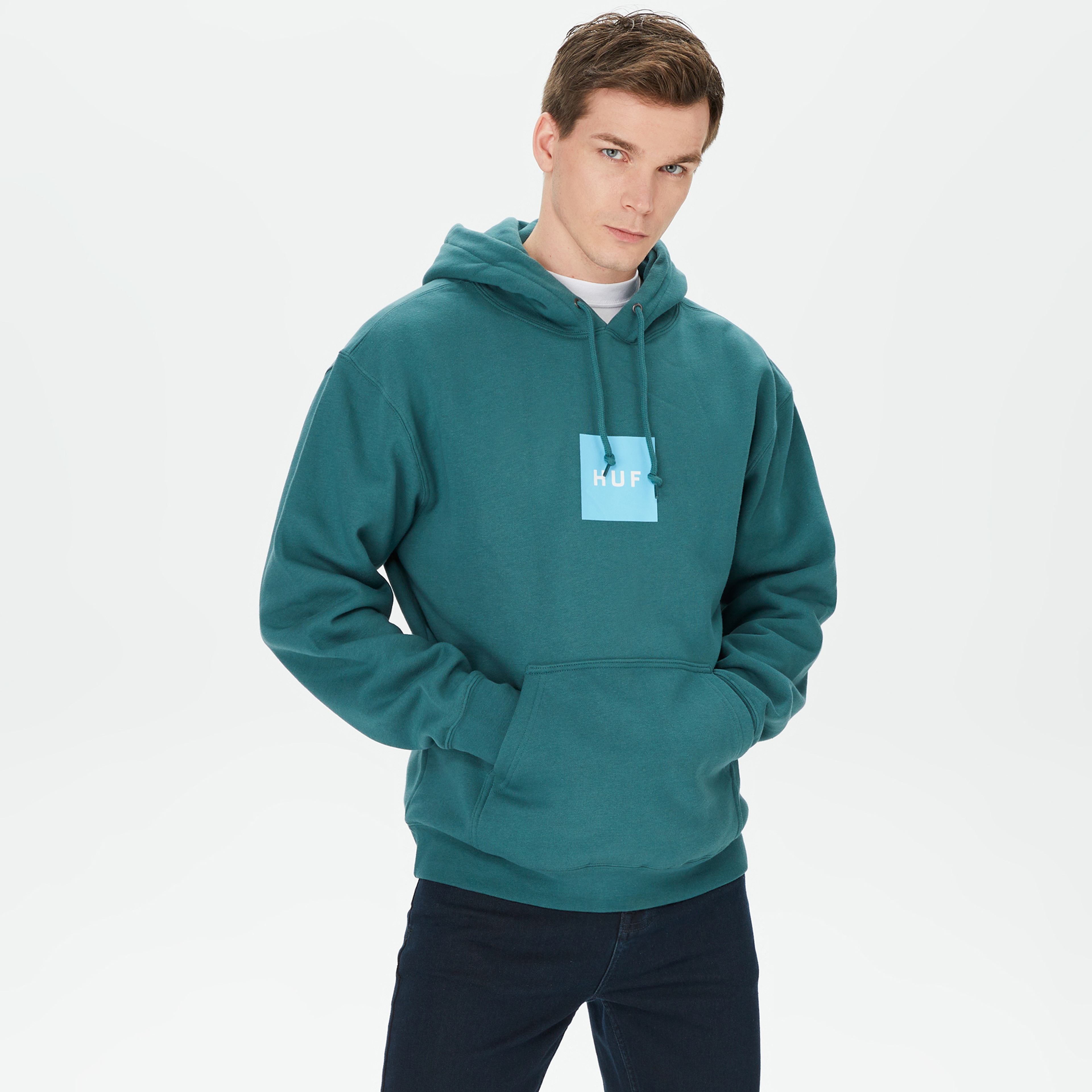 HUF Set Box Erkek Yeşil Hoodie