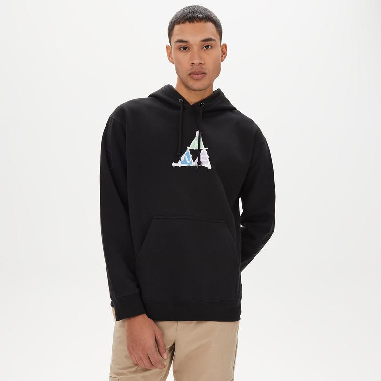 HUF No-Fi Tt Erkek Siyah Hoodie