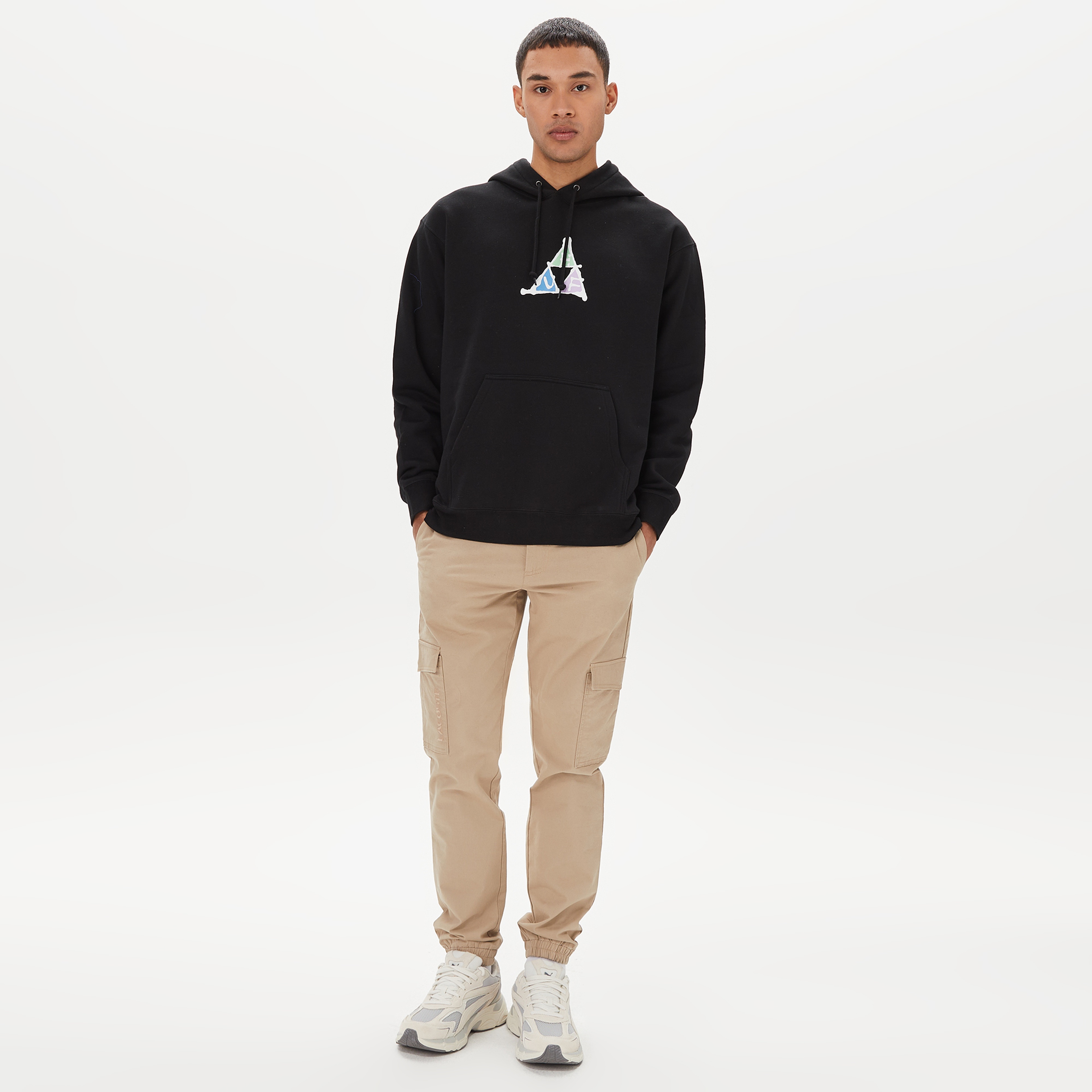 HUF No-Fi Tt Erkek Siyah Hoodie