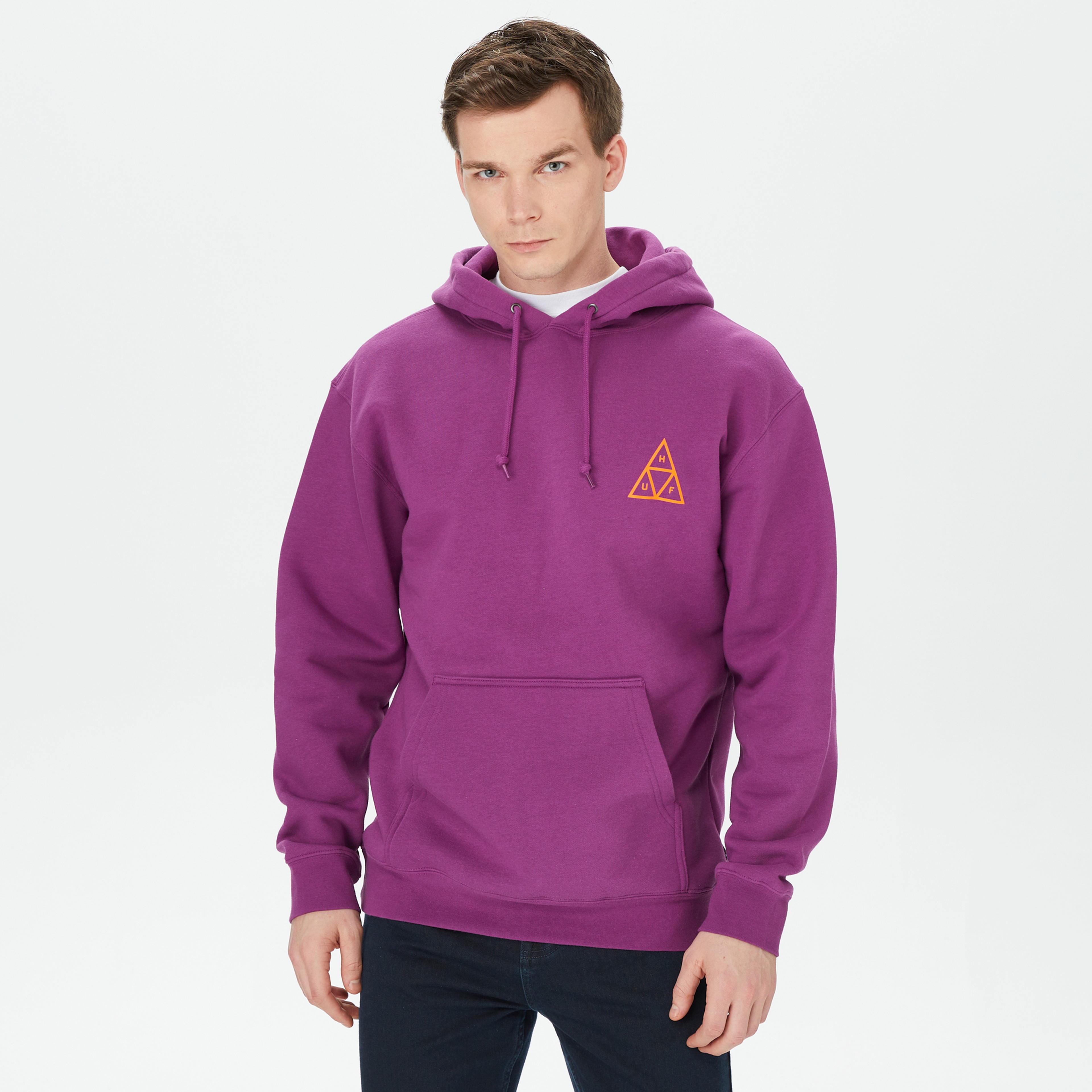 HUF Set Tt Erkek Mor Hoodie