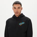 The Hundreds Industry Slant Erkek Siyah Hoodie