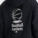 New Balance Hoops Fleece Erkek Siyah Hoodie