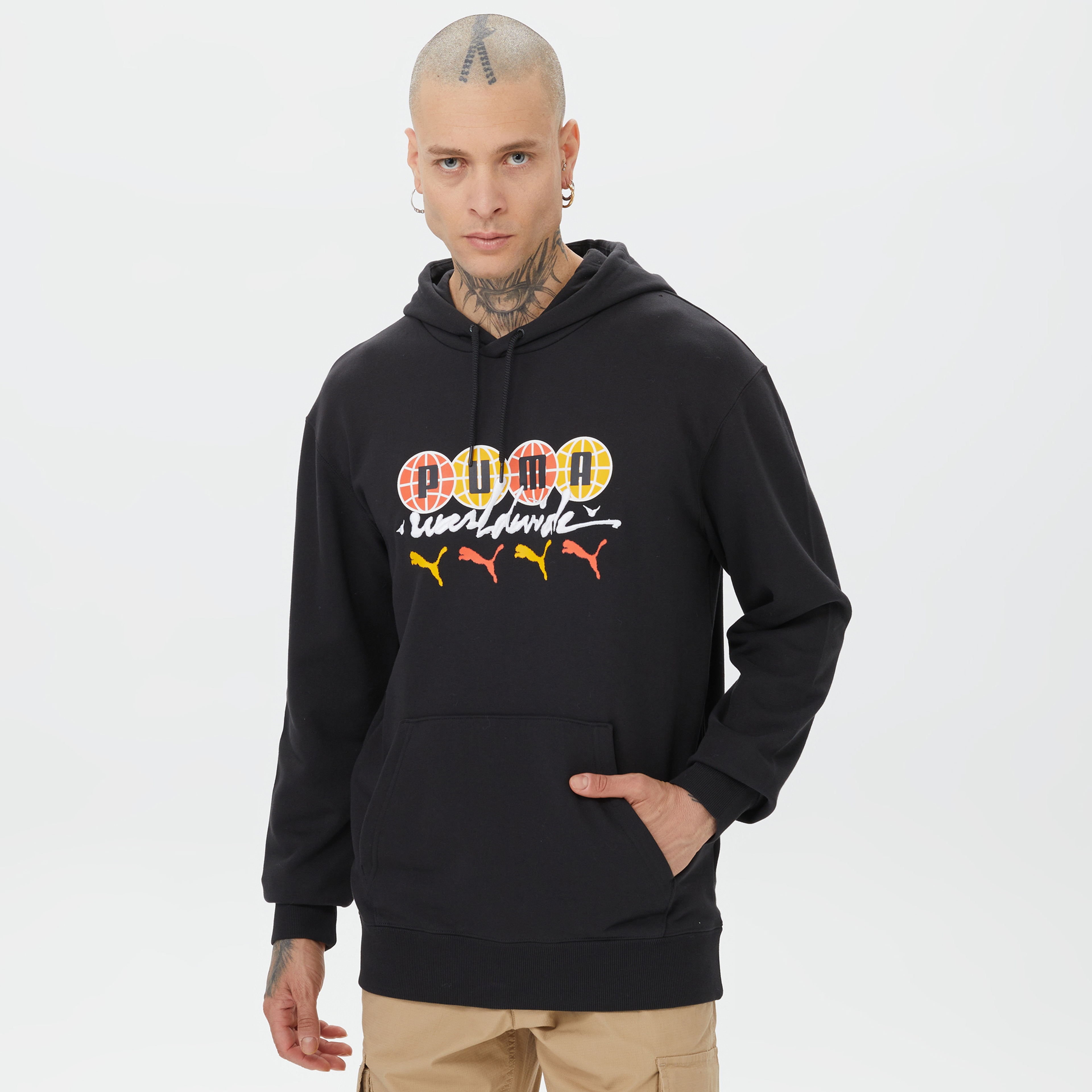 Puma SWxP Erkek Siyah Sweatshirt