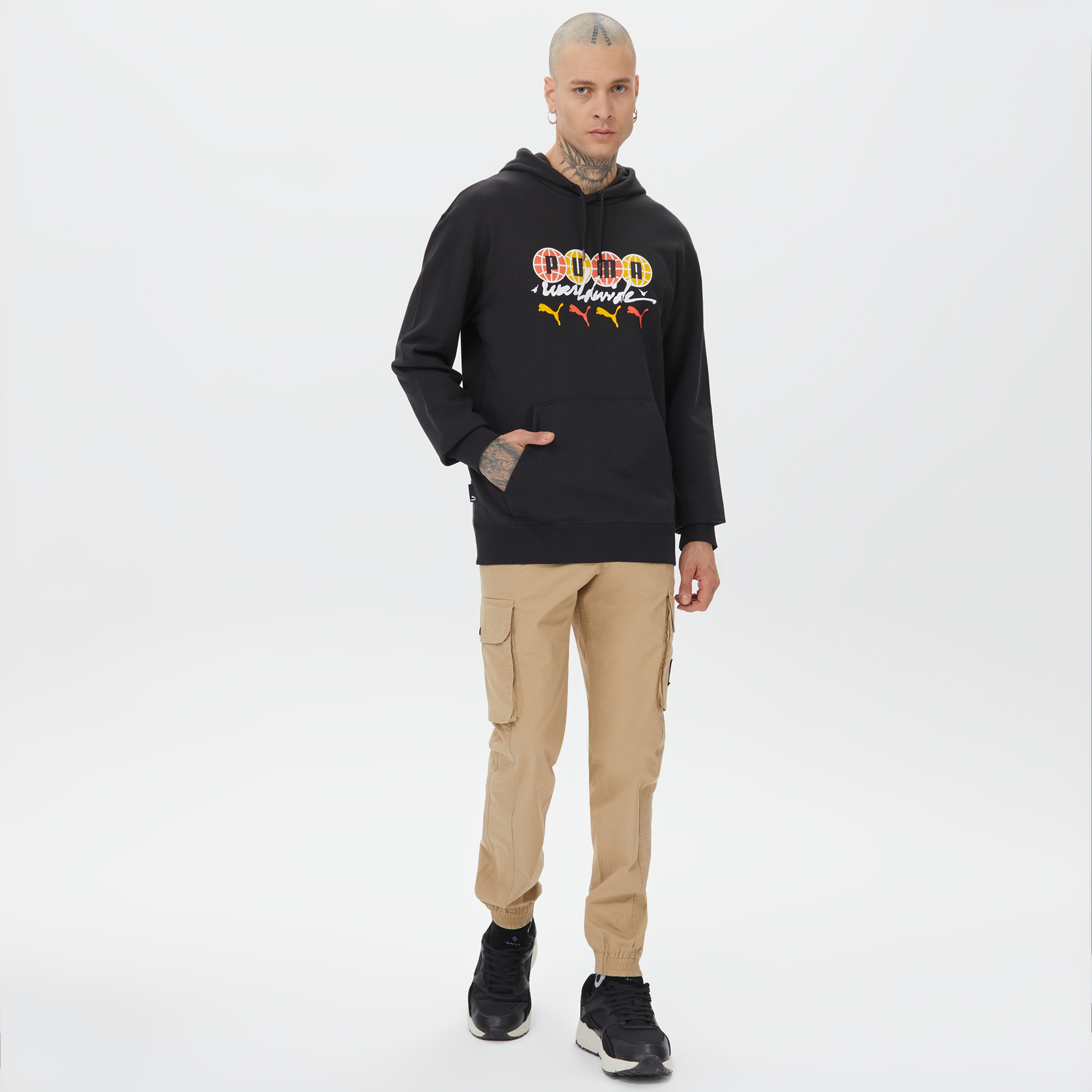Puma SWxP Erkek Siyah Sweatshirt