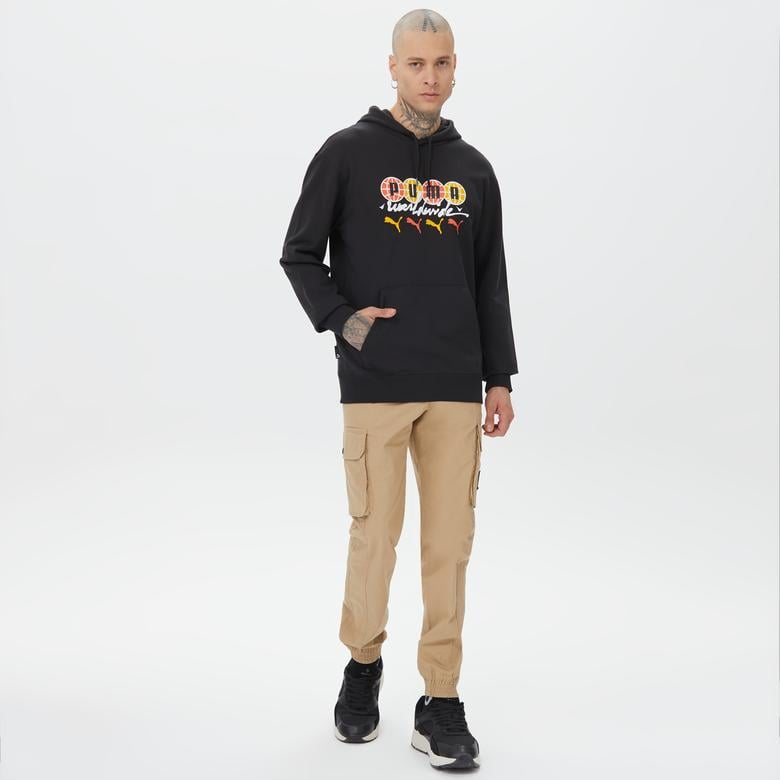 Puma SWxP Erkek Siyah Sweatshirt