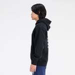 New Balance Hoops Fleece Erkek Siyah Hoodie