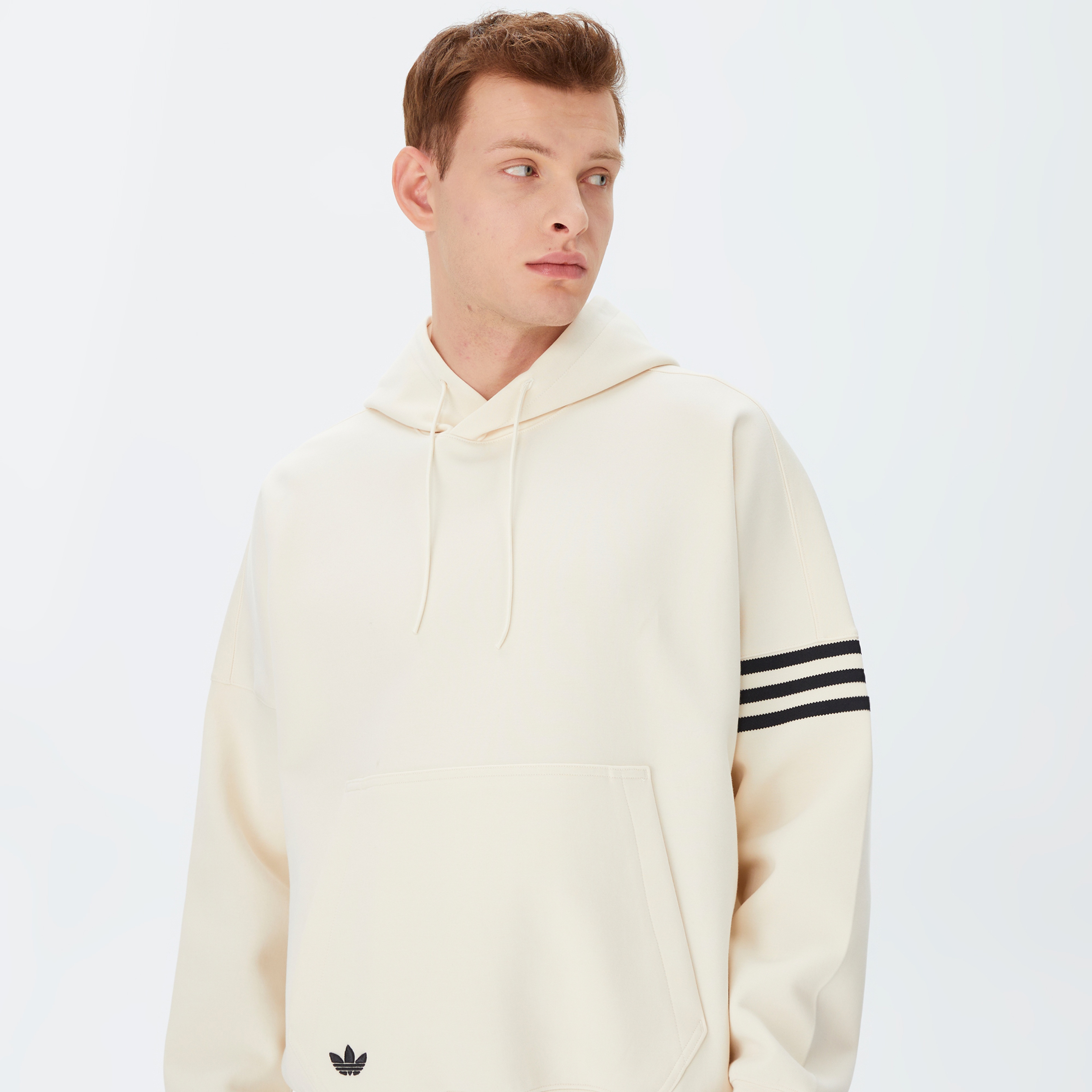 adidas Adicolor Neuclassics Kapüşonlu Erkek Bej Hoodie