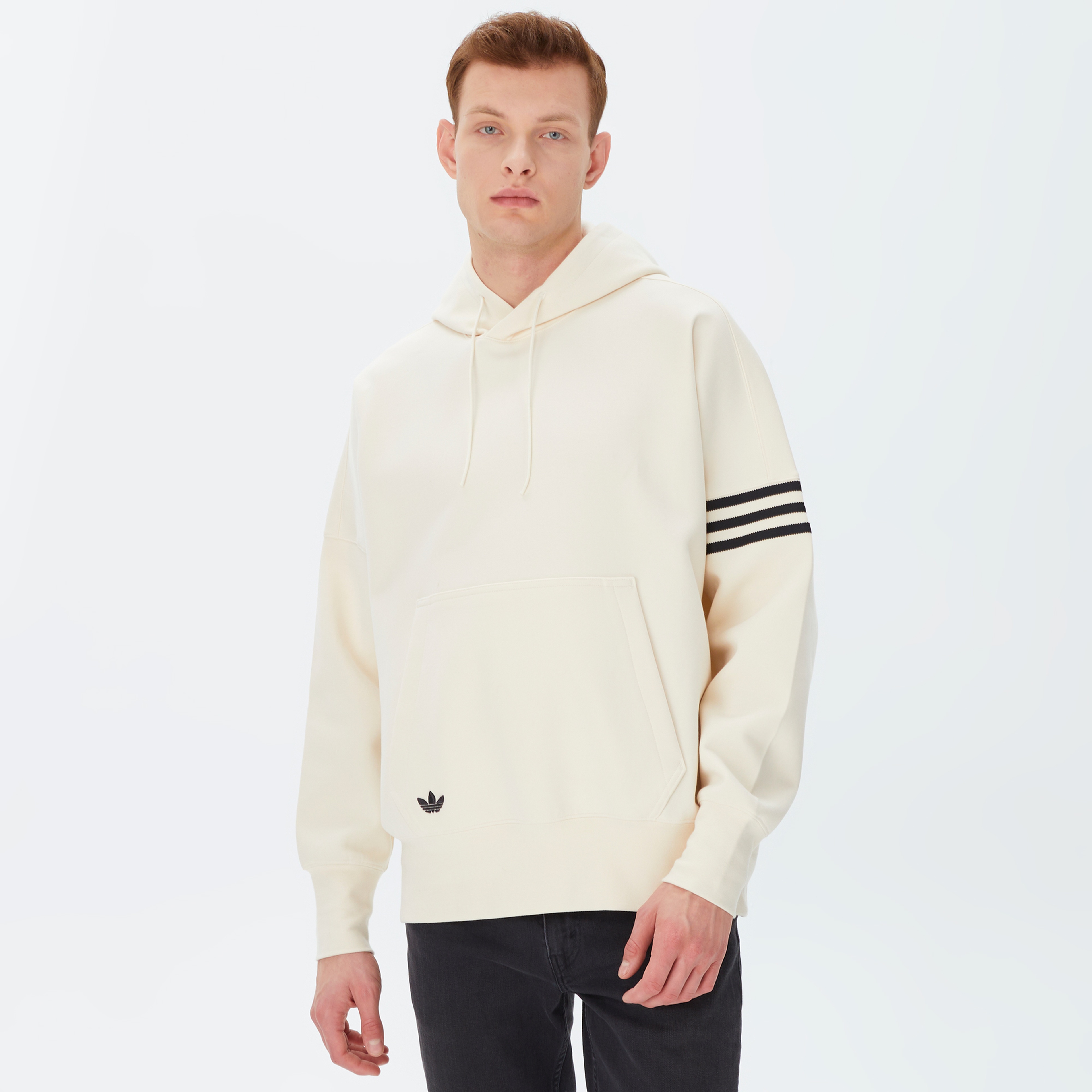 adidas Adicolor Neuclassics Kapüşonlu Erkek Bej Hoodie