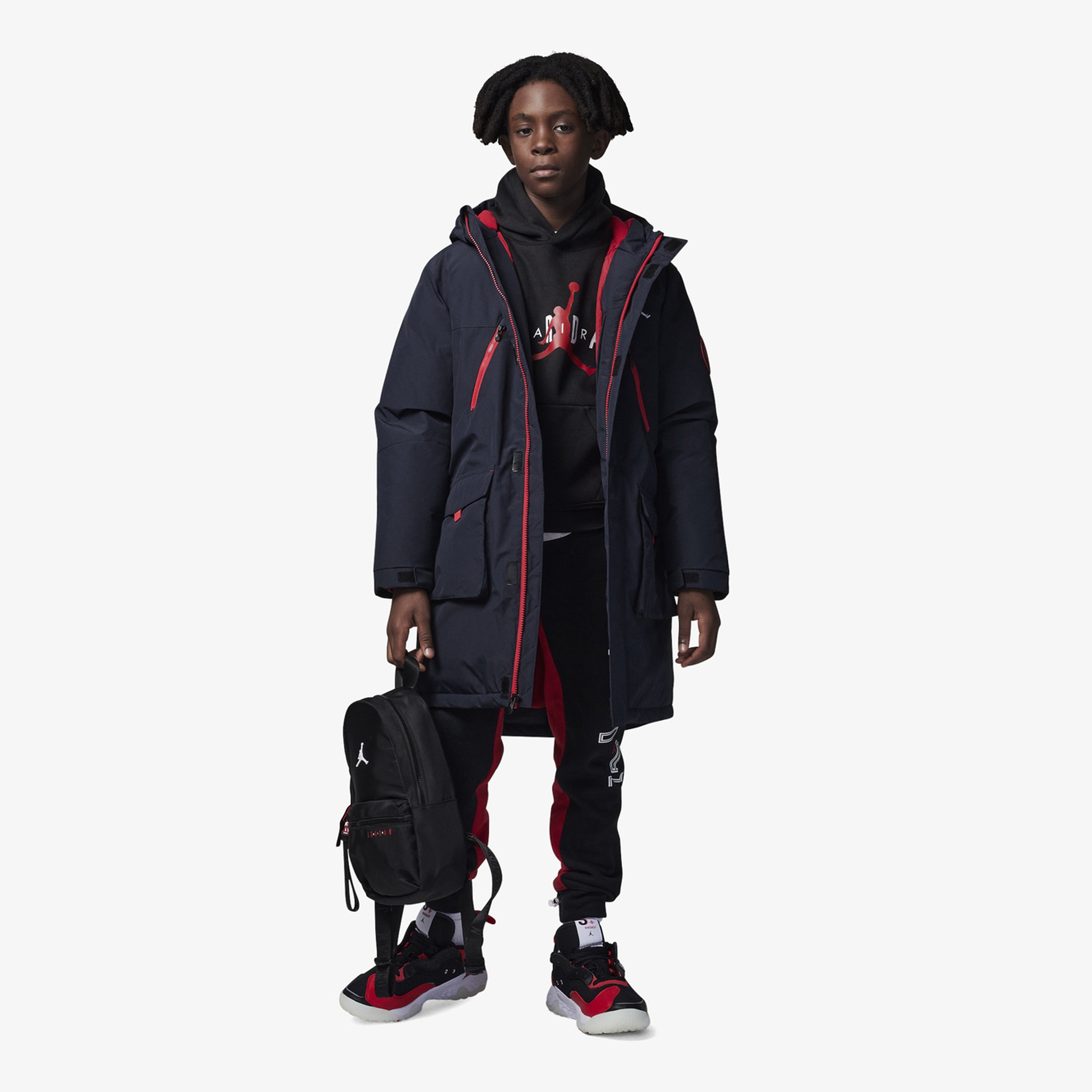 Jordan Jdb Jumpman Sustainable Çocuk Siyah Hoodie