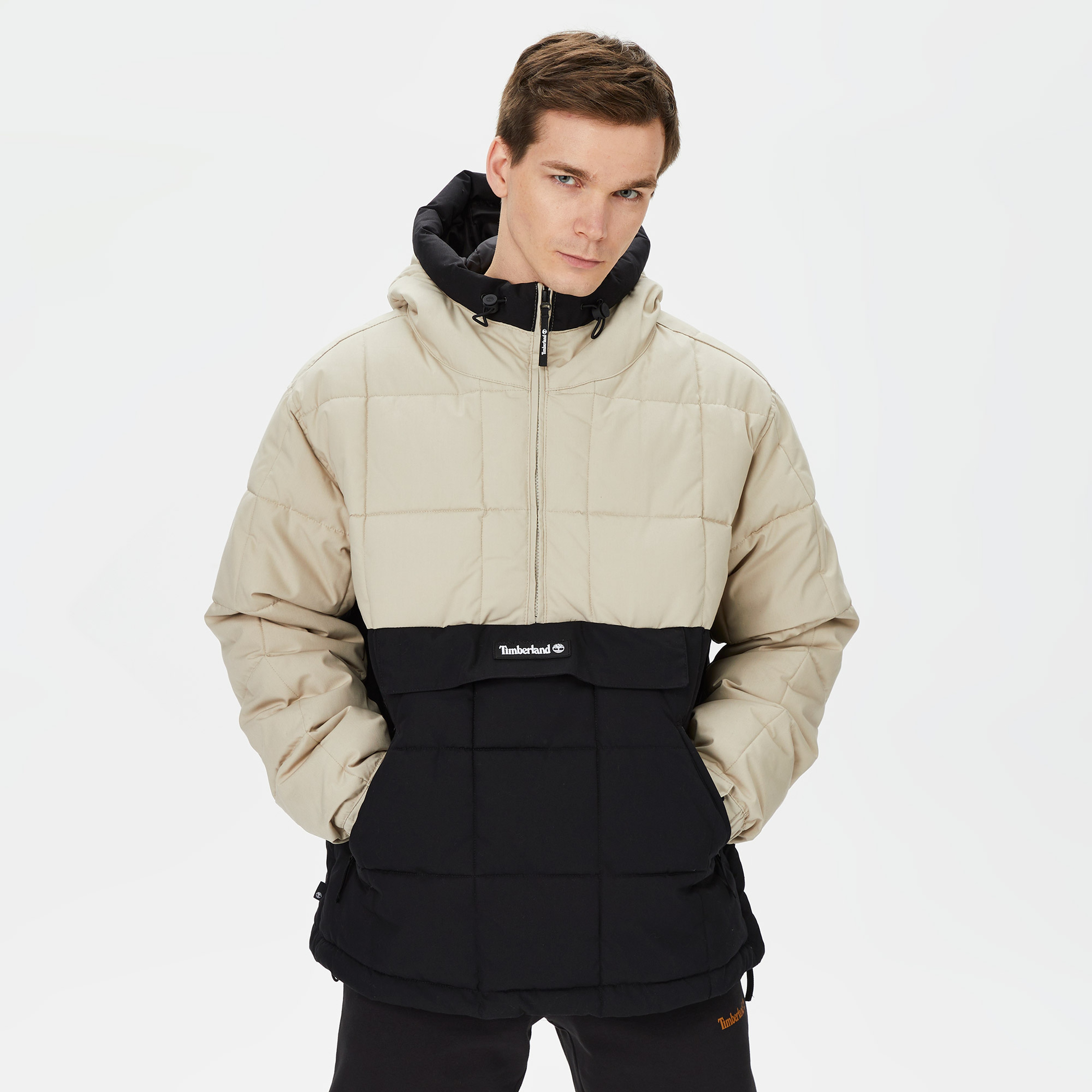 Timberland Pullover Erkek Siyah Puffer Ceket