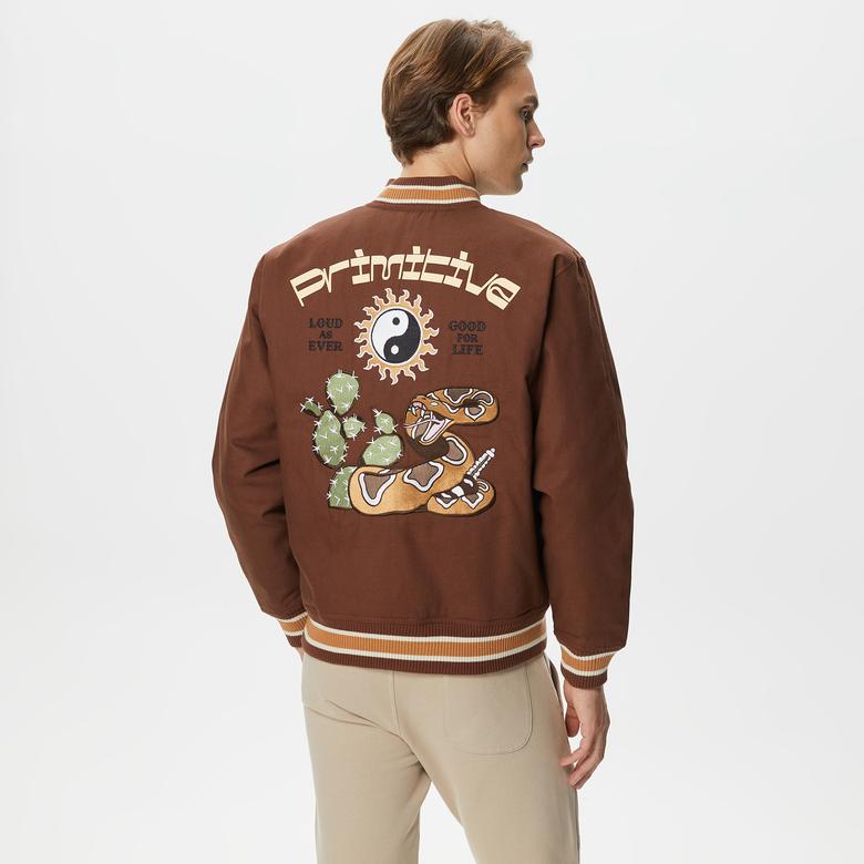 Primitive Badlands Varsity Erkek Kahverengi Ceket