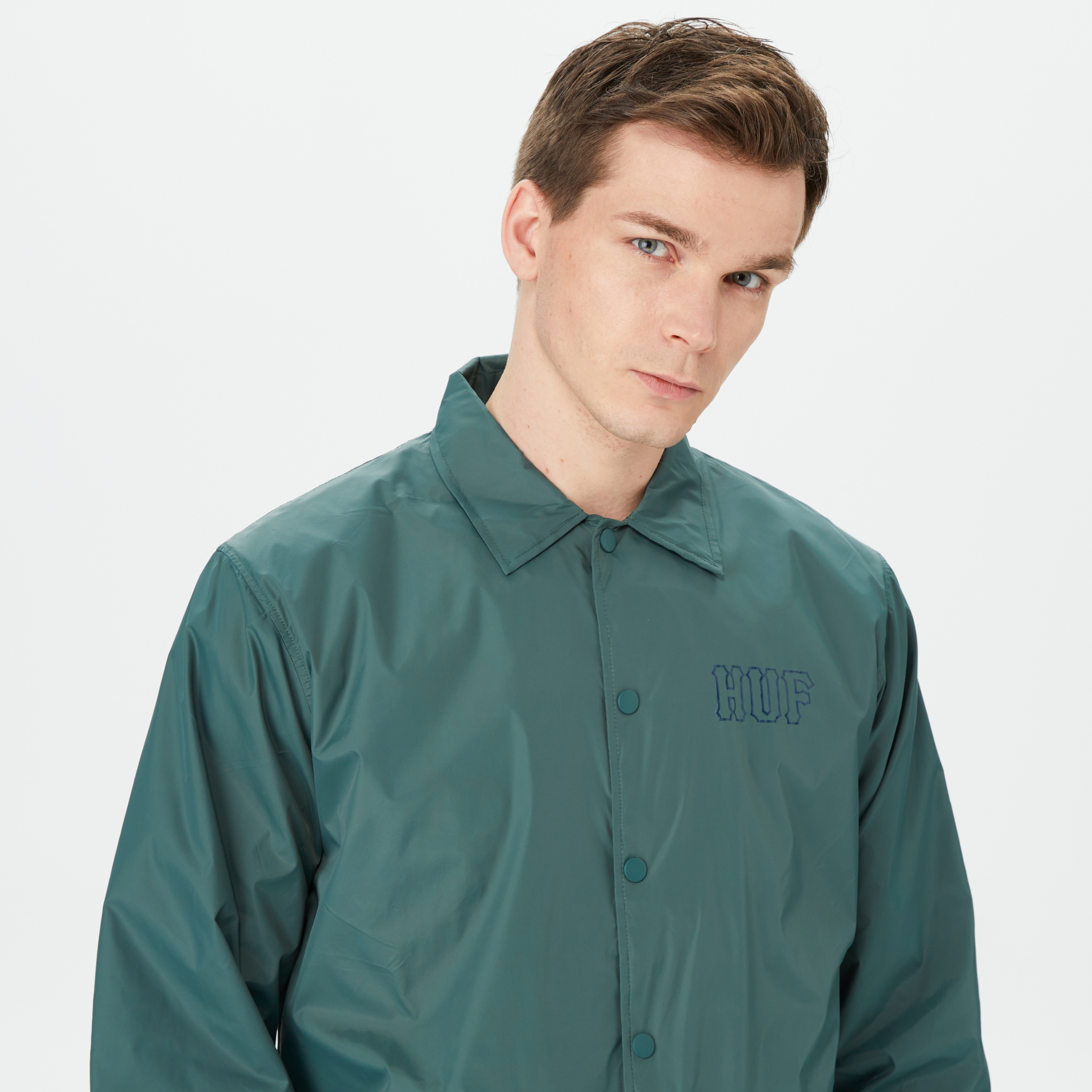 HUF Set H Coaches Erkek Yeşil Ceket