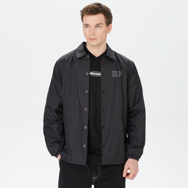 HUF Set H Coaches Erkek Siyah Ceket