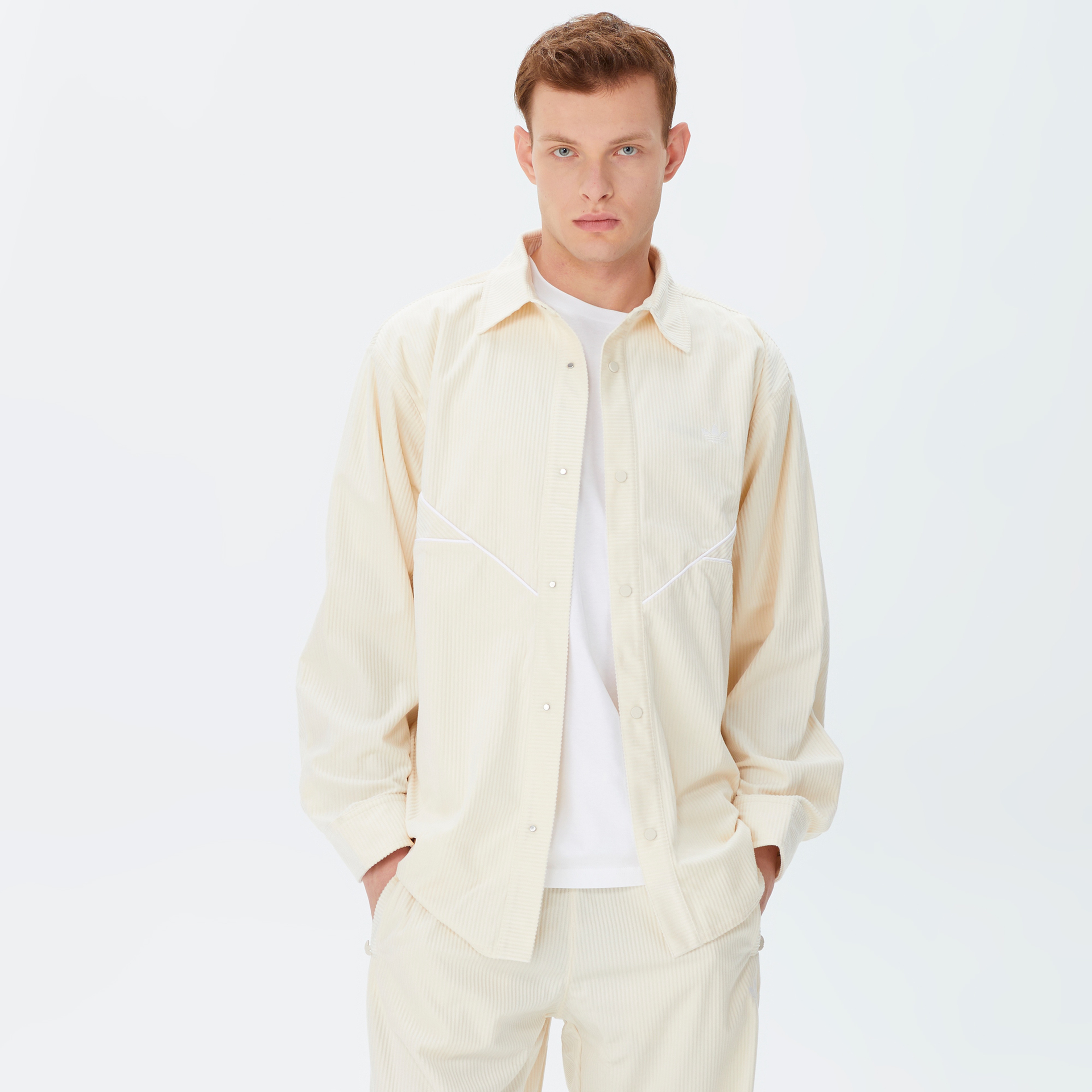 adidas C+ Erkek Bej Gömlek